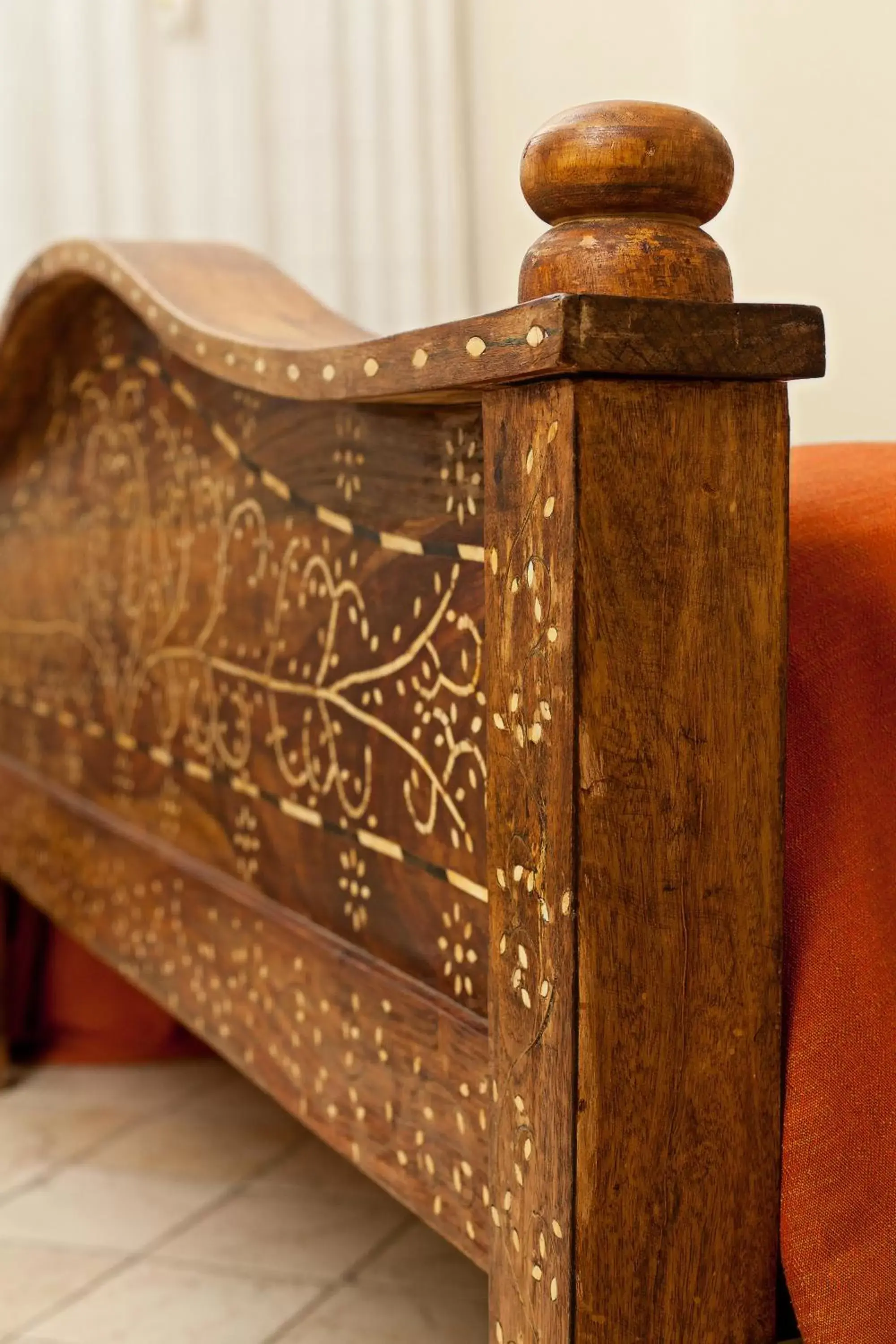 Decorative detail, Seating Area in Alcoba del Rey de Sevilla