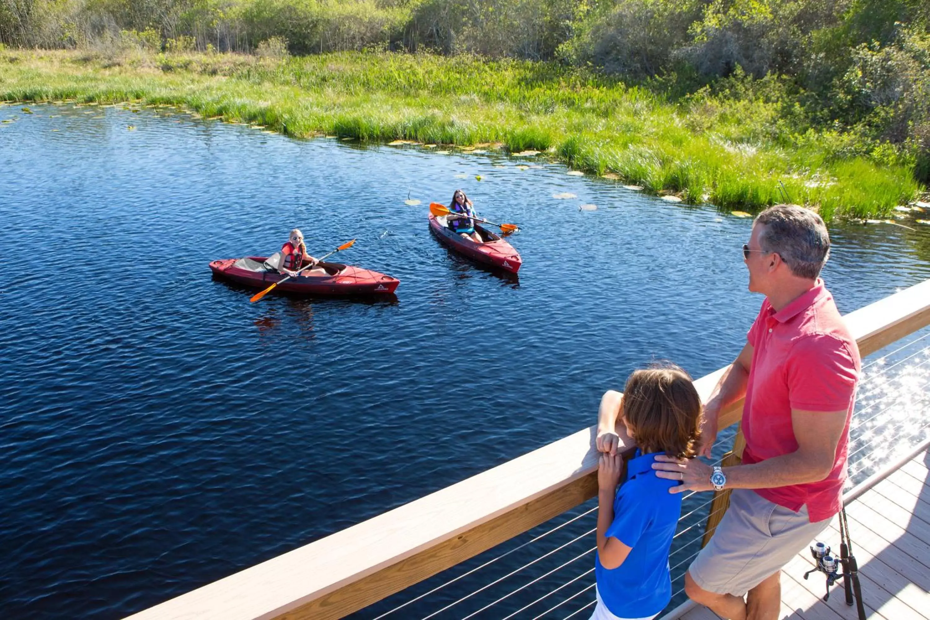 Canoeing in The Grove Resort & Water Park Orlando