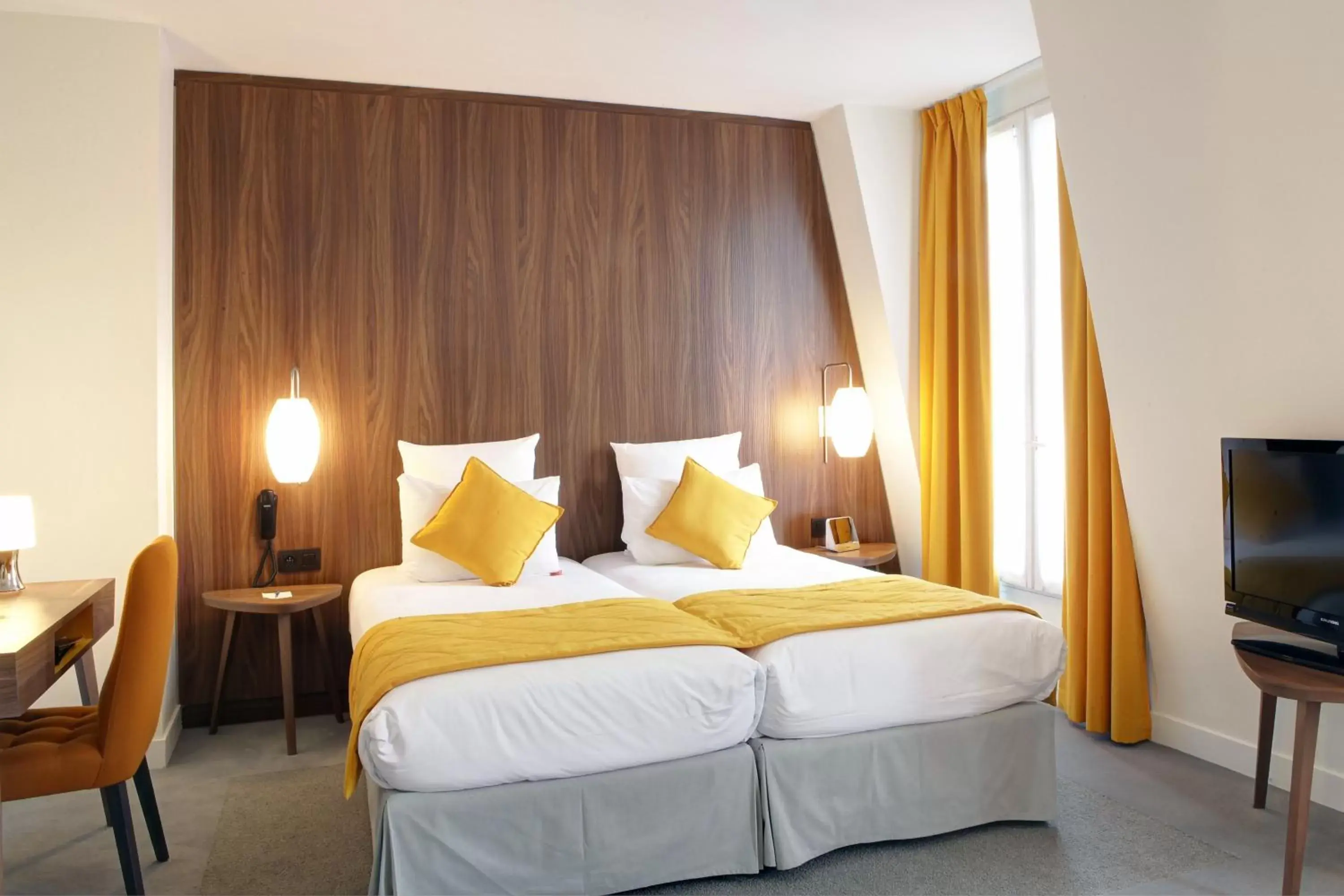 Bedroom, Bed in Best Western Plus 61 Paris Nation Hotel