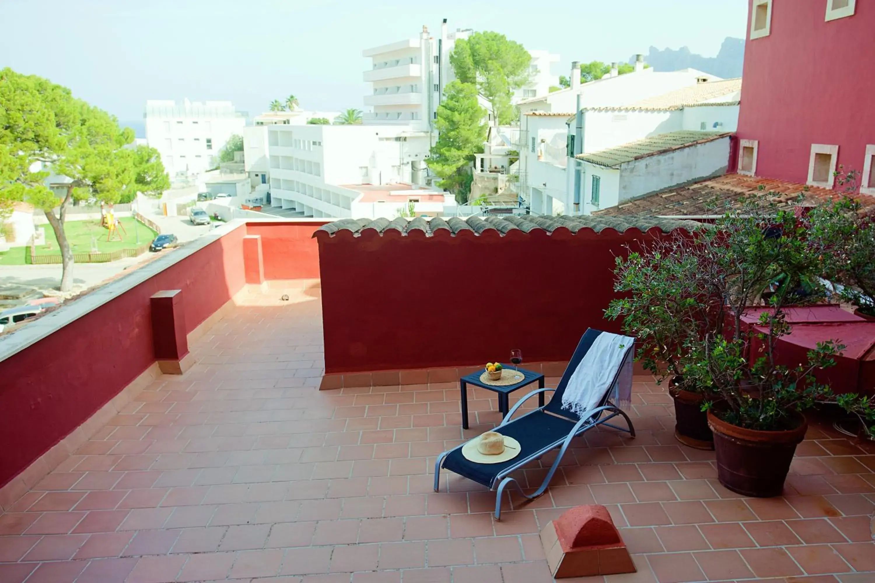 Balcony/Terrace in Hotel Cala Sant Vicenc - Adults Only