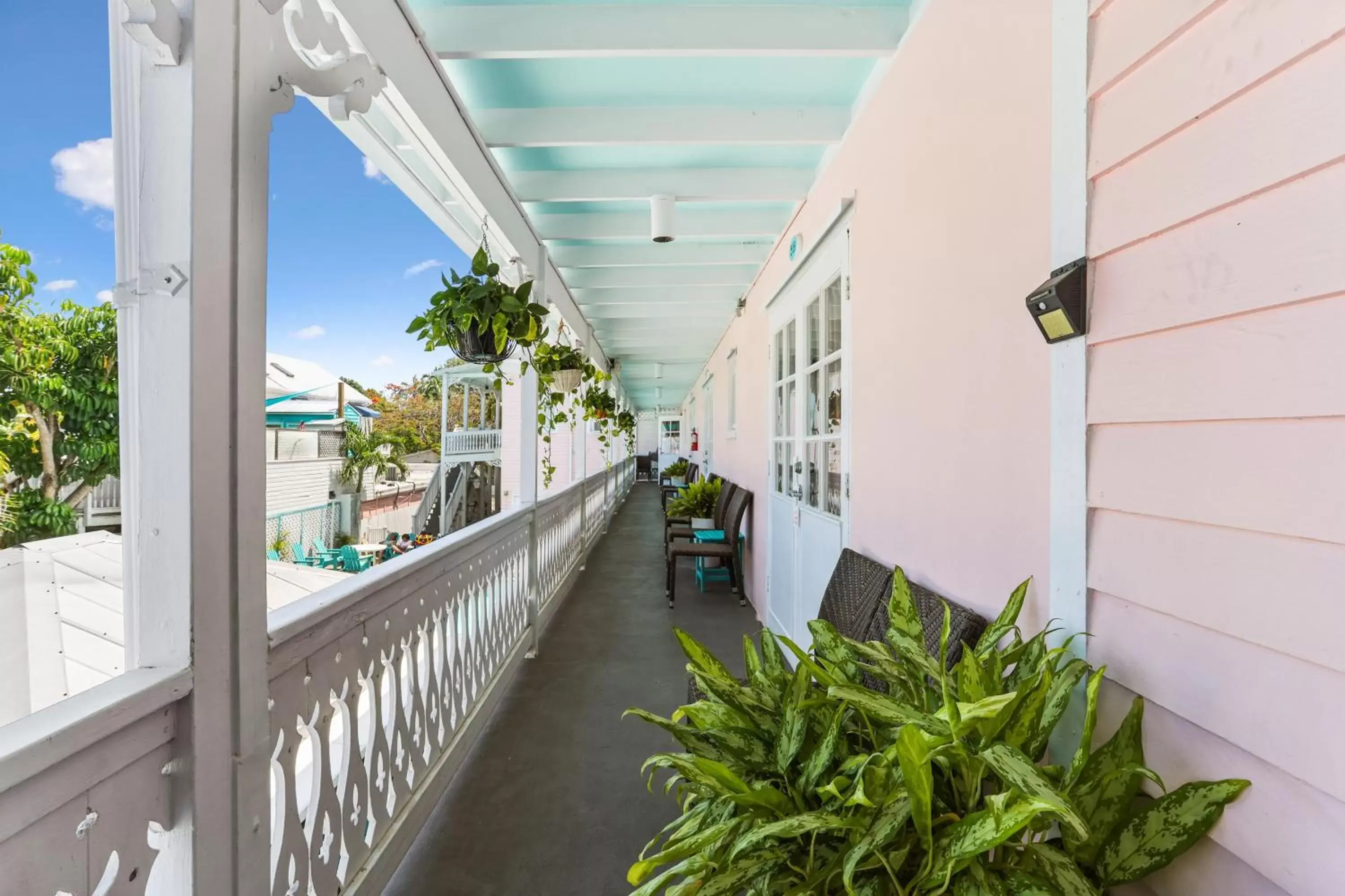 Property building, Balcony/Terrace in The Palms Hotel