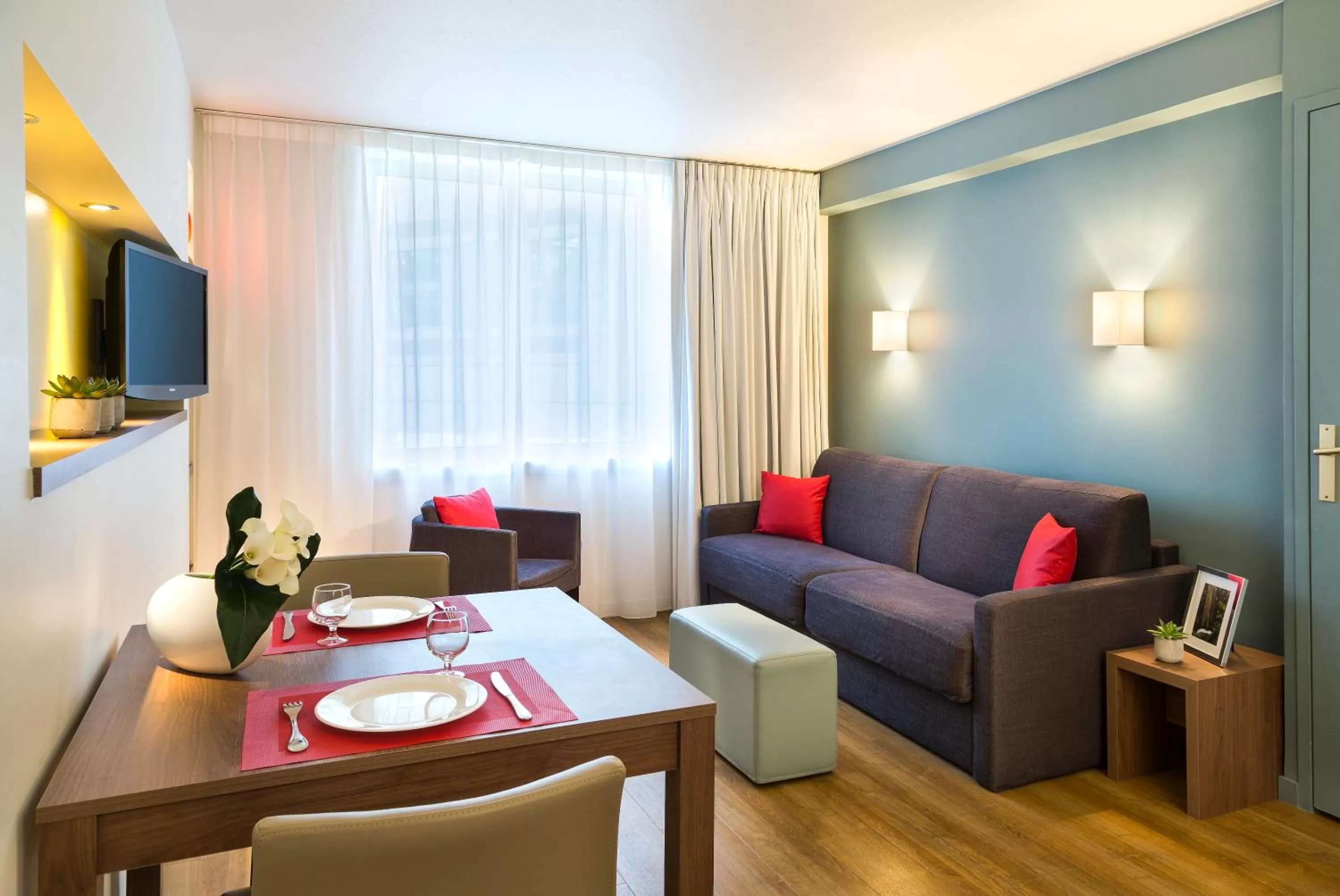 Living room in Citadines Place d'Italie Paris
