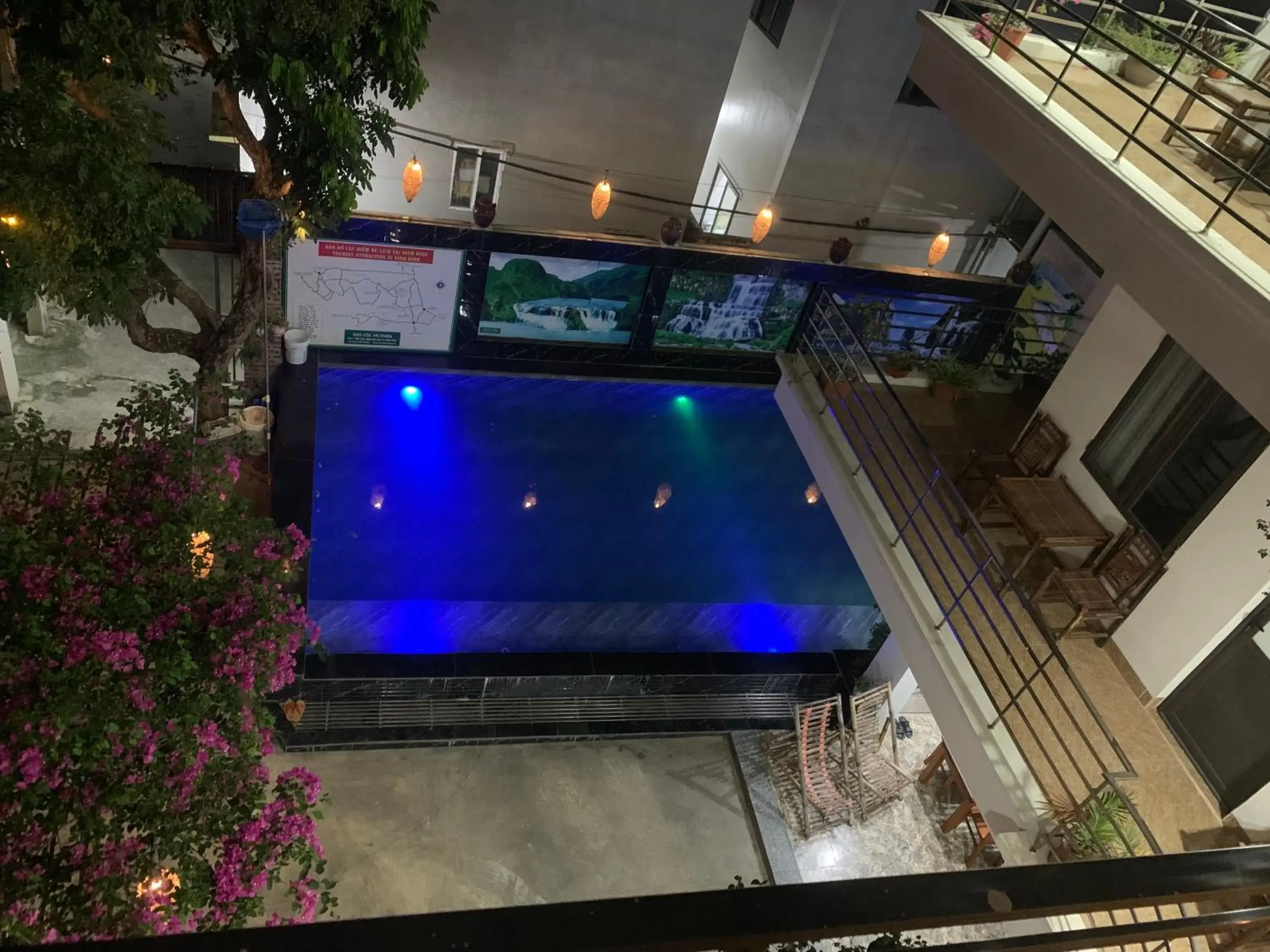 Pool View in Tam Coc Victoria Hotel