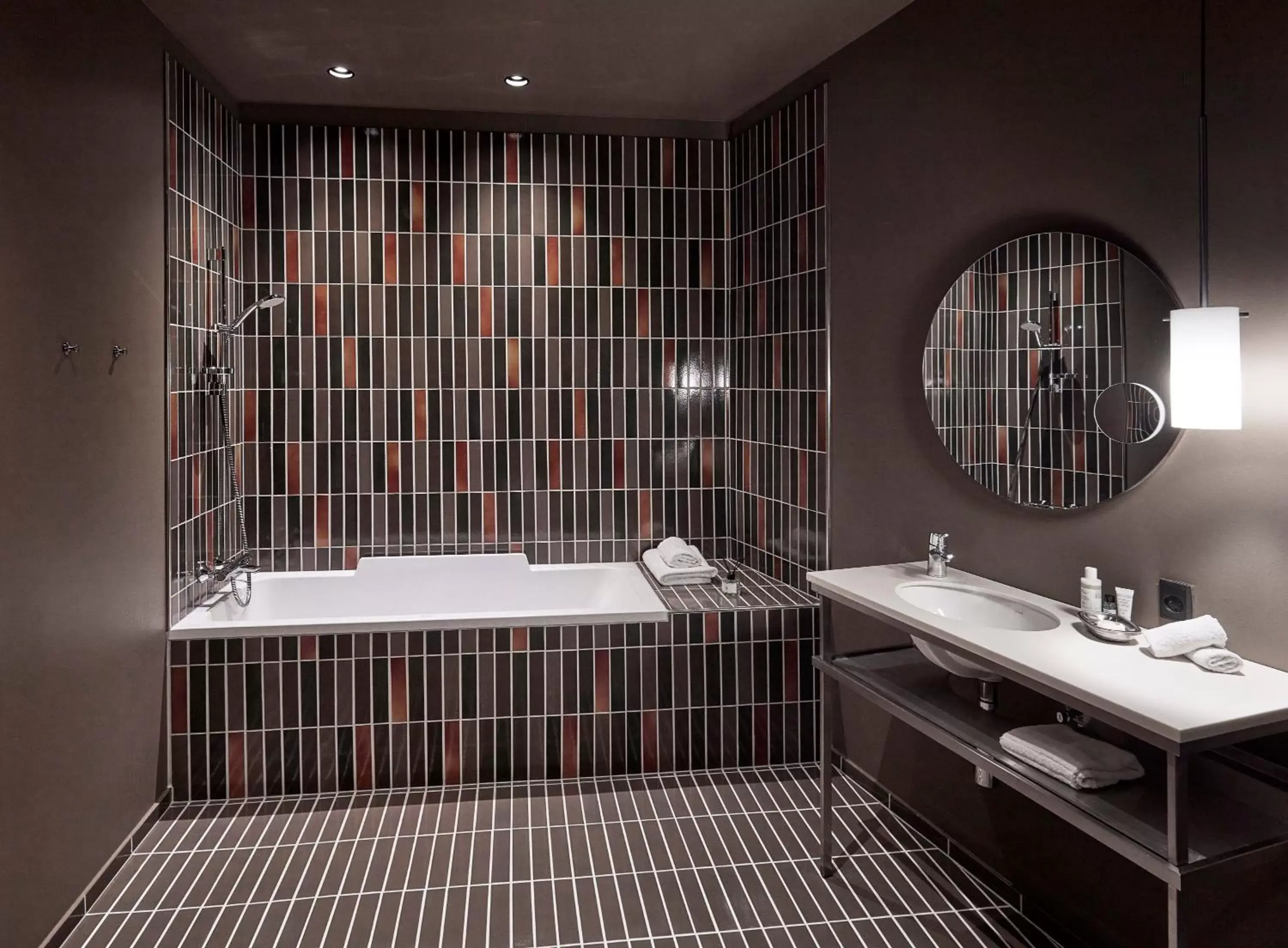 Bathroom in Hotel Ottilia by Brøchner Hotels