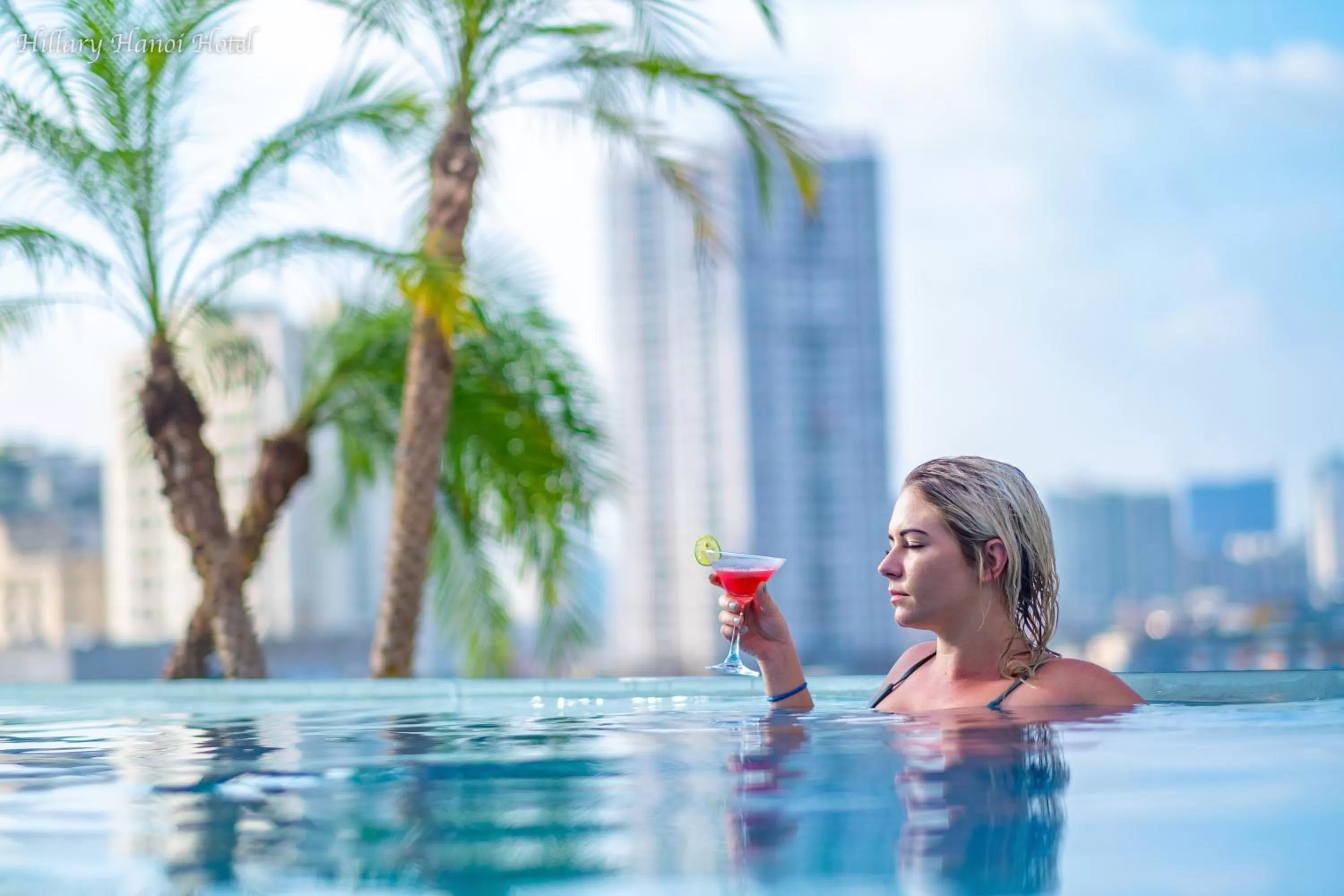 Swimming pool in Hillary Hanoi Hotel