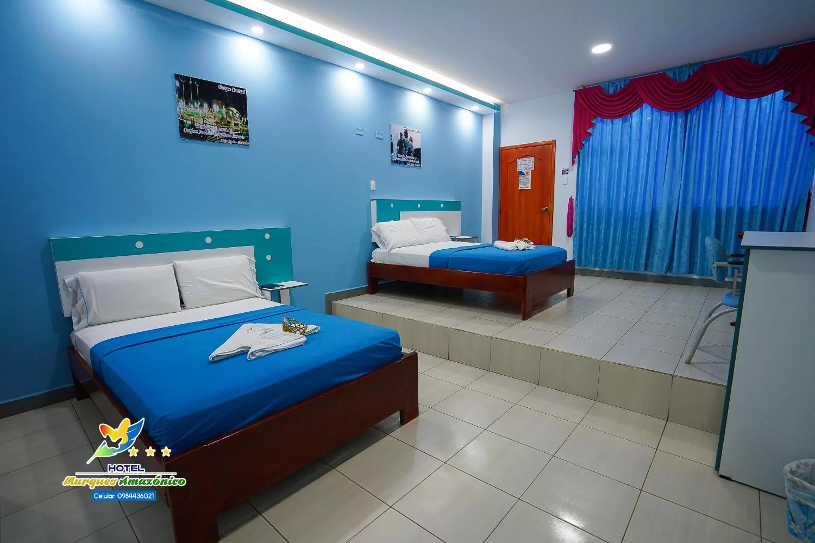 Decorative detail, Bed in Hotel Marques Amazonico