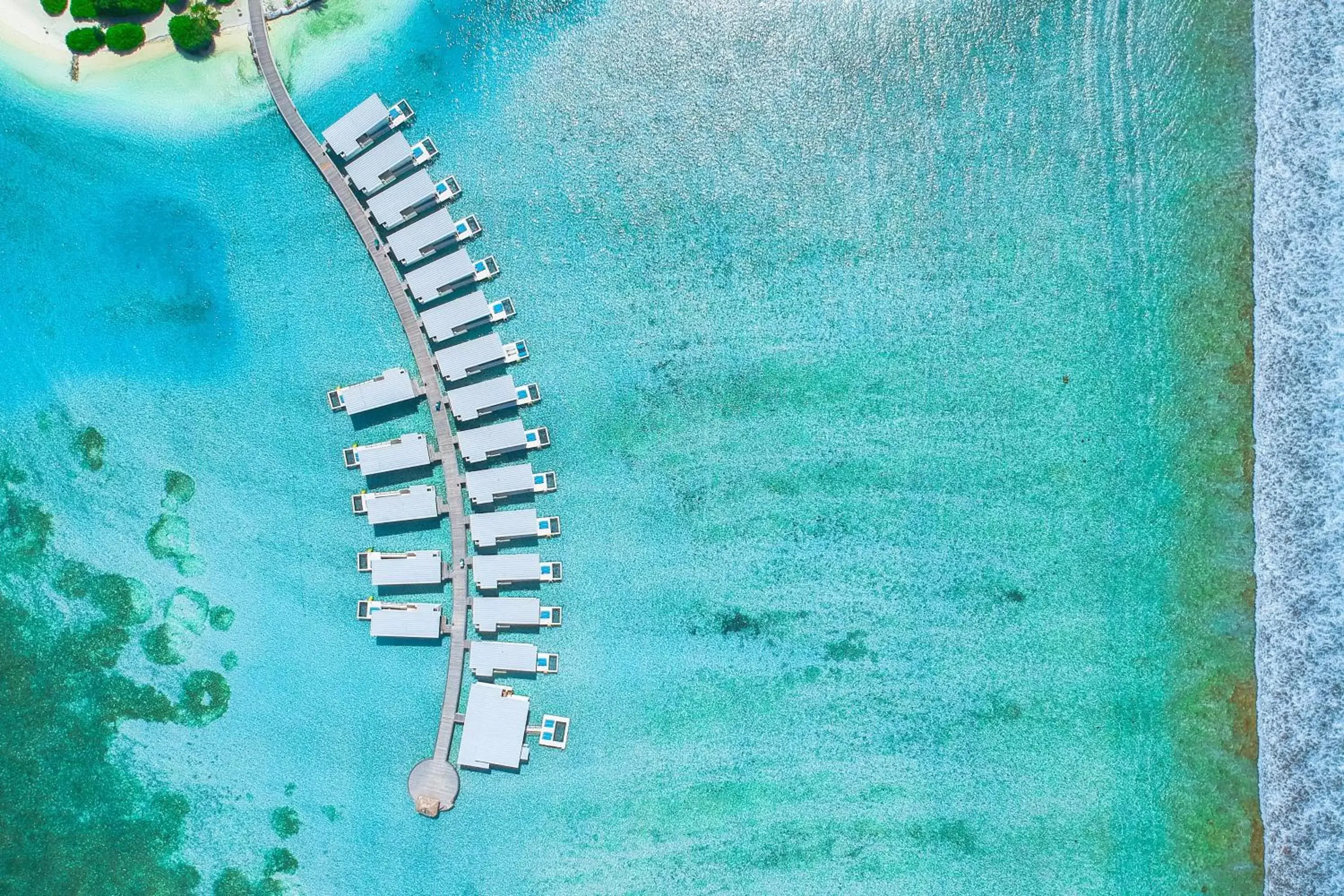 Property building, Bird's-eye View in Holiday Inn Resort Kandooma Maldives - Kids Stay & Eat Free