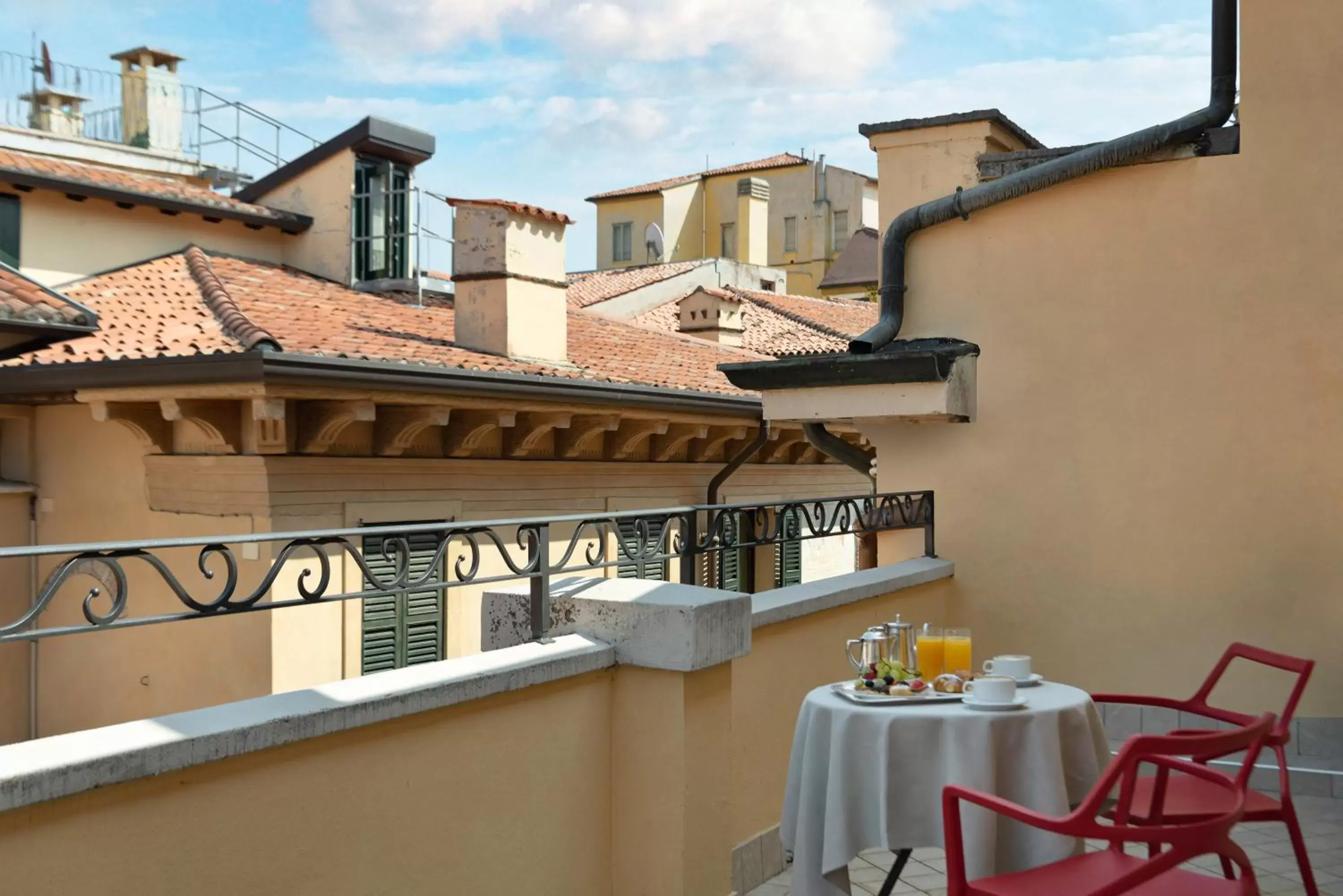 Balcony/Terrace in Hotel Colomba d'Oro