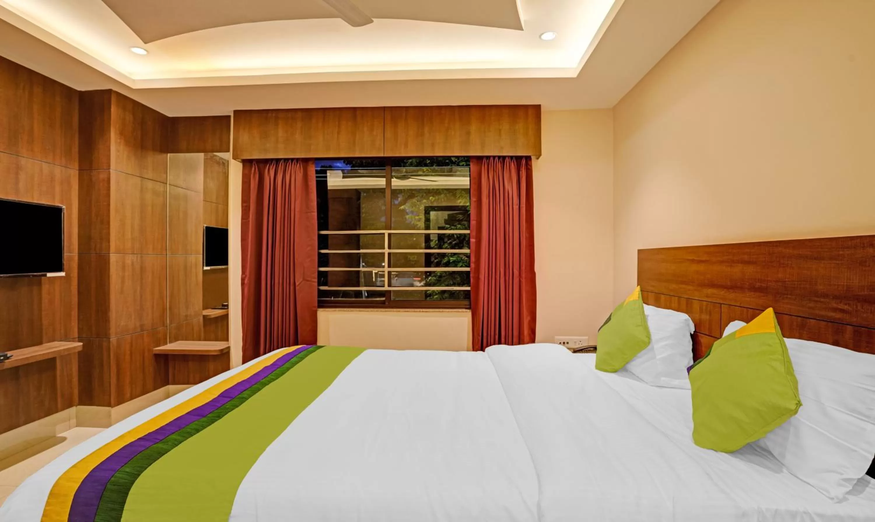 Bedroom, Bed in Treebo Indrapuri Hotel & Resort, Siliguri Junction