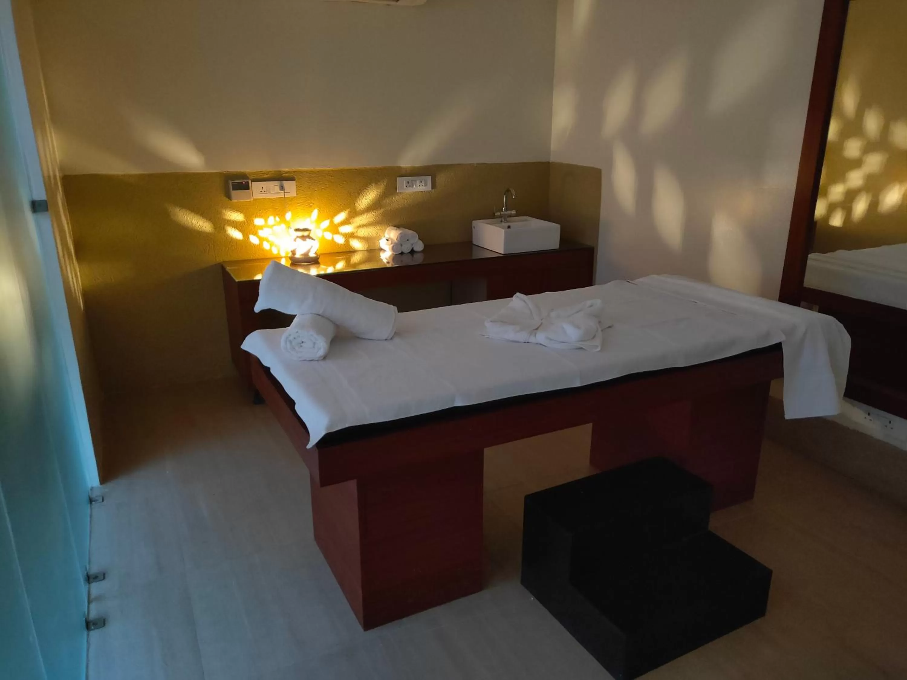 Bed in Holy River Hotel