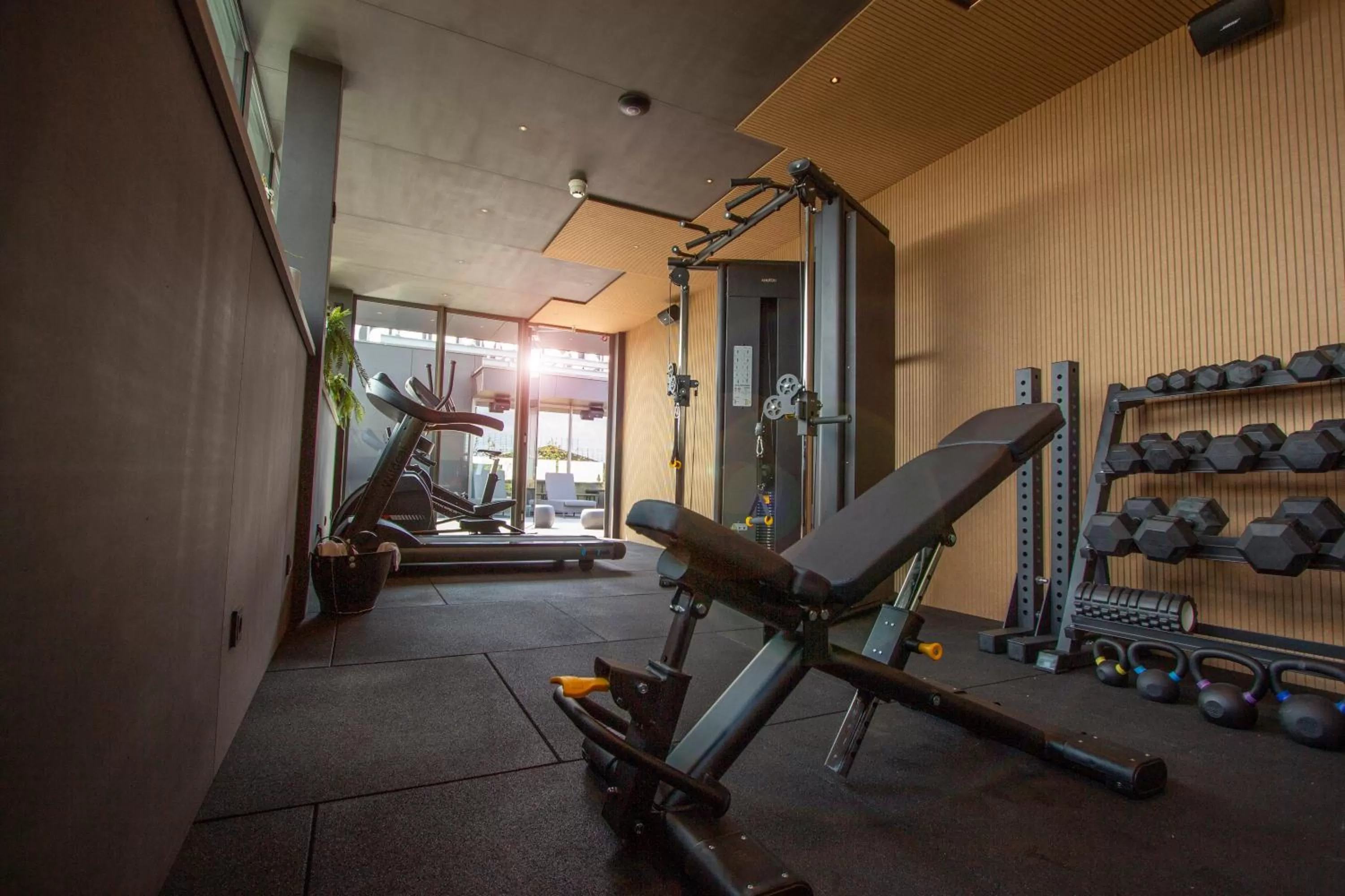 Fitness centre/facilities in Hotel Rosveld