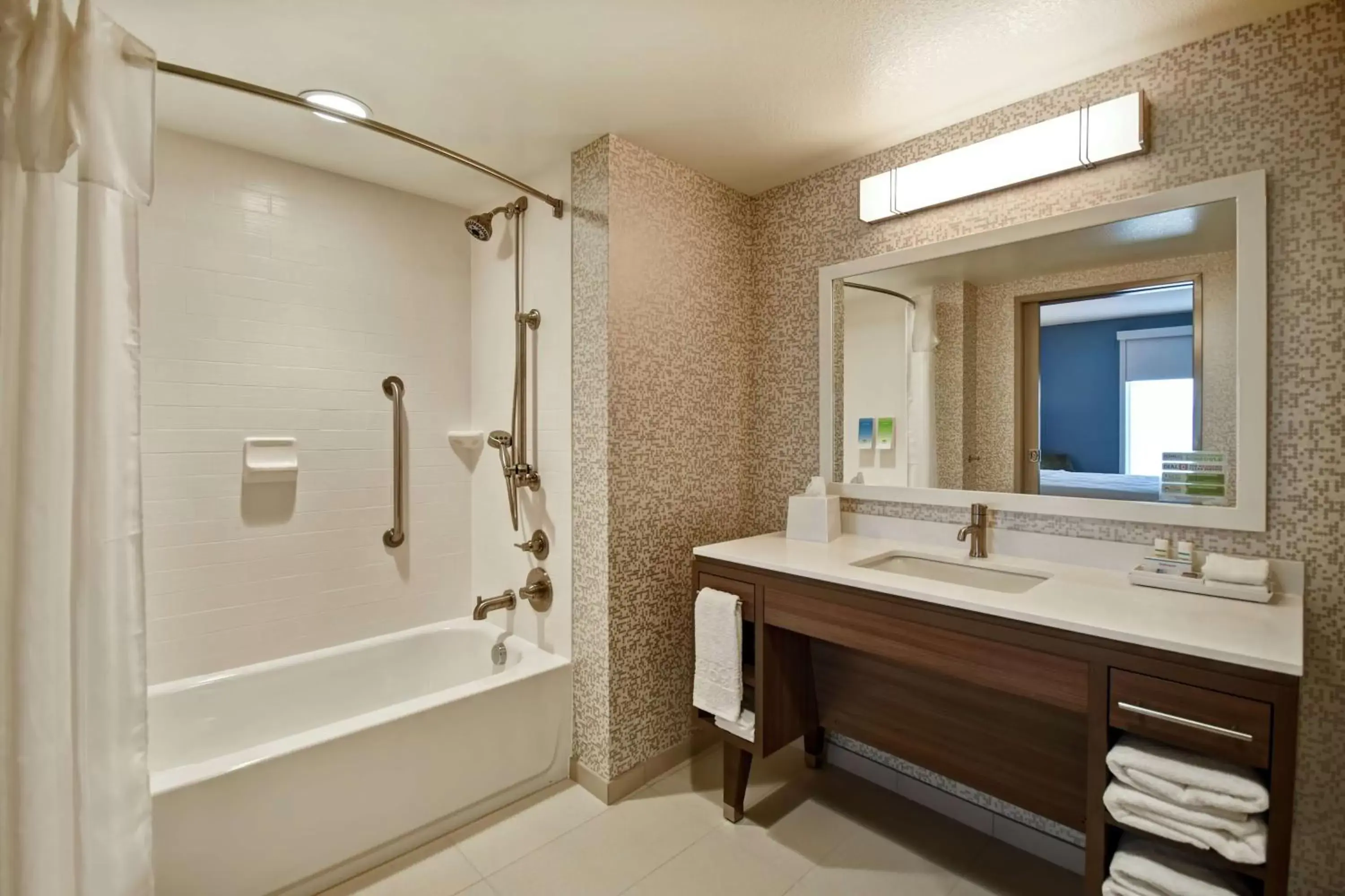 Bathroom in Home2 Suites By Hilton Terre Haute