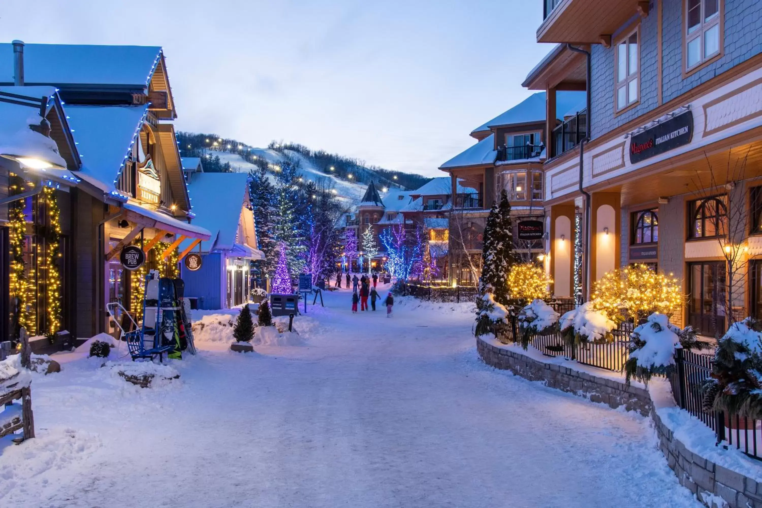 Winter in Blue Mountain Resort Inn