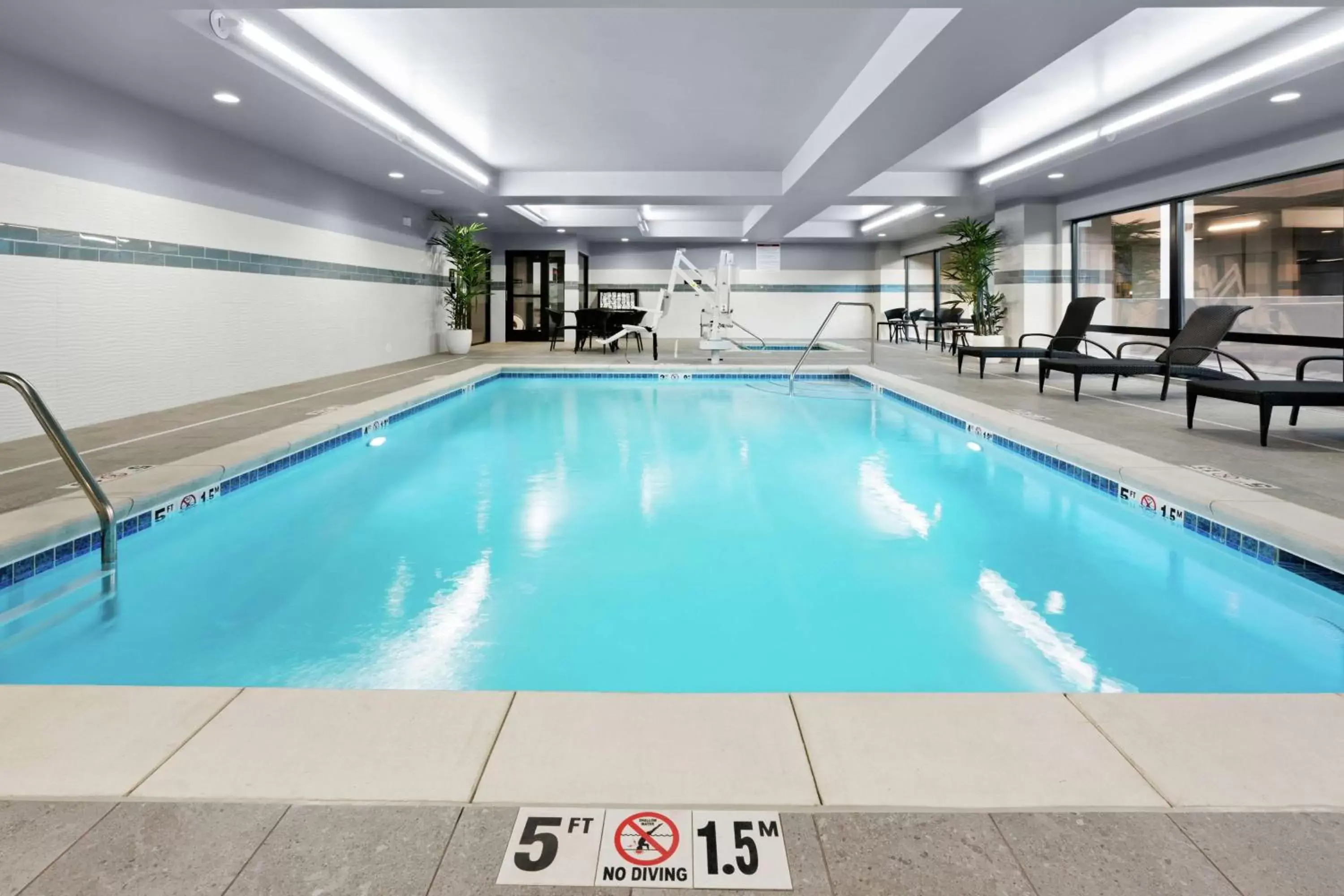 Pool view, Swimming Pool in Hampton Inn & Suites Spokane Downtown-South