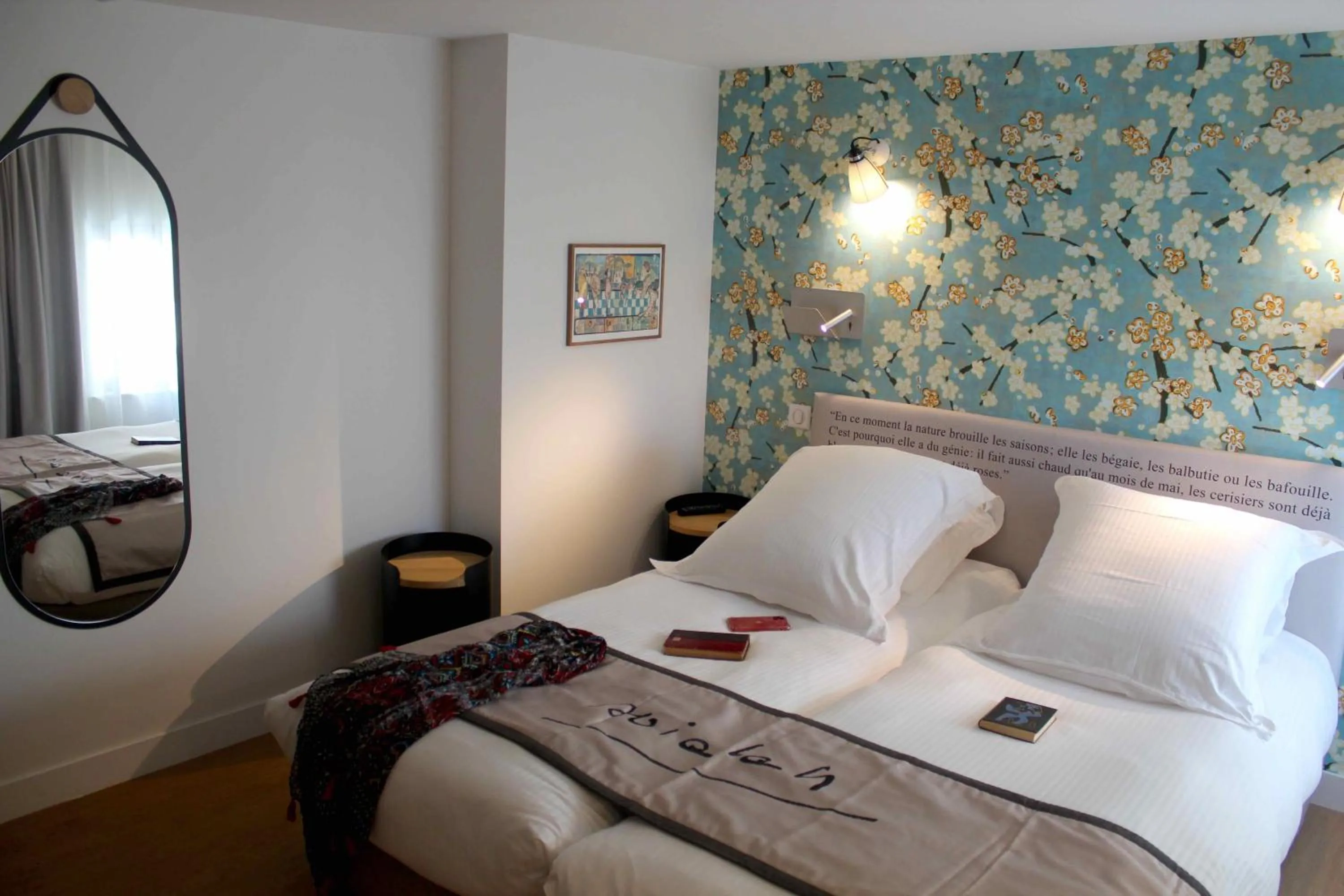 Bedroom, Bed in Hotel Litteraire Alexandre Vialatte, BW Signature Collection