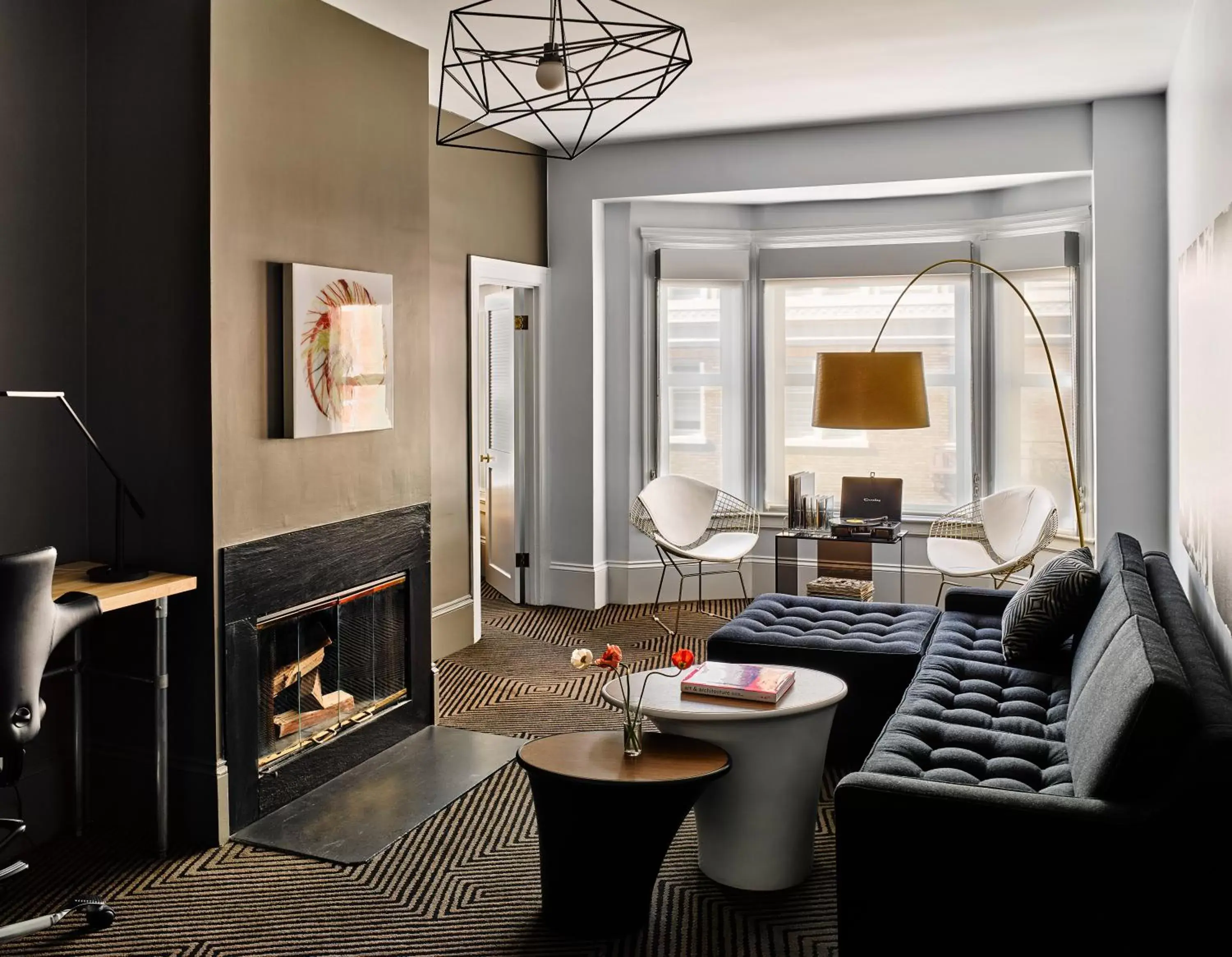 Living room, Seating Area in Hotel Zeppelin San Francisco