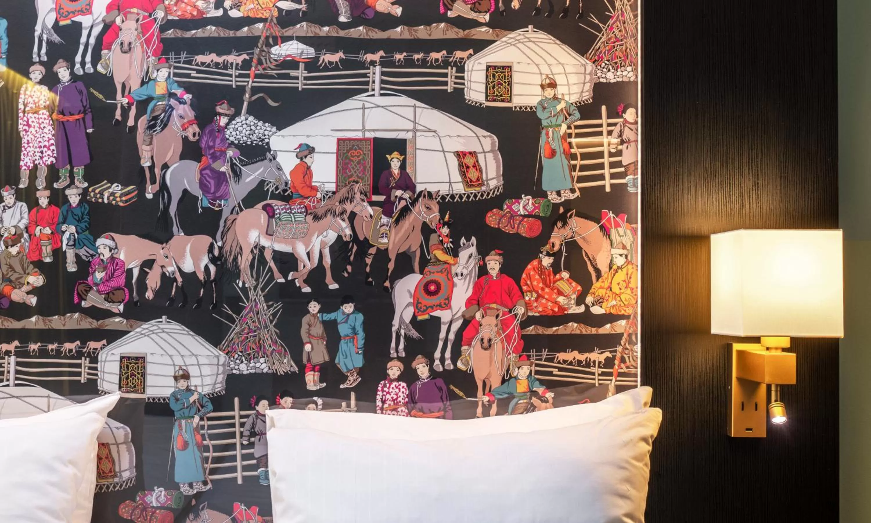 Bed in Thon Hotel Linne