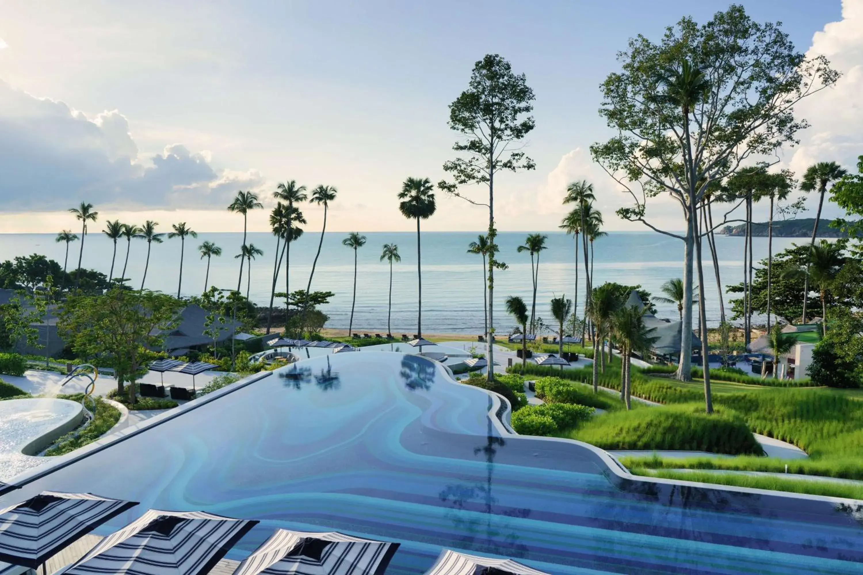Swimming pool in Hyatt Regency Koh Samui- SHA Extra Plus