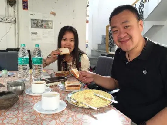 Breakfast in Udai Haveli Guesthouse