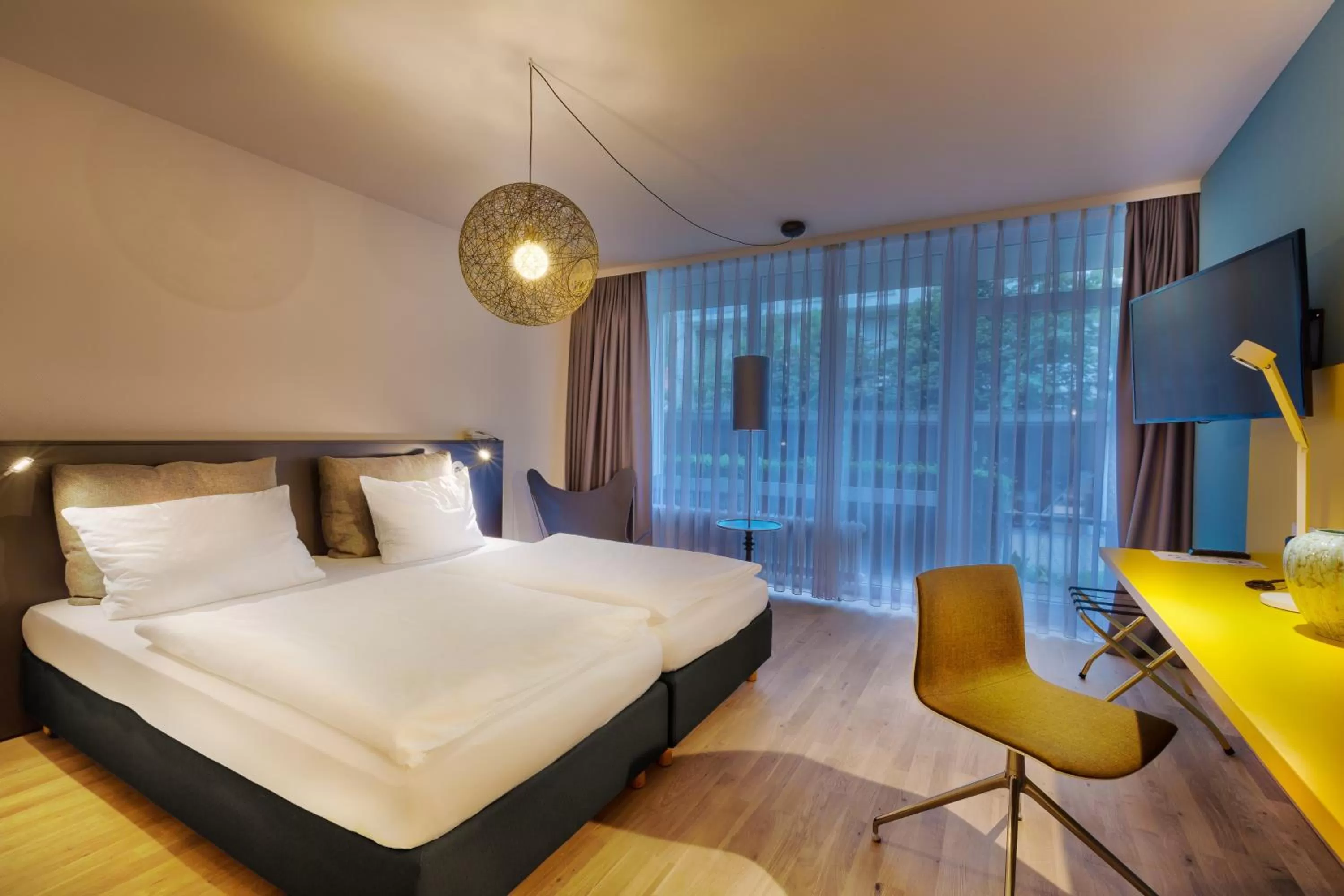 Photo of the whole room, Bed in Das Eckert - Lifestyle Design Hotel & Fine Dining bei Basel (Grenzach)