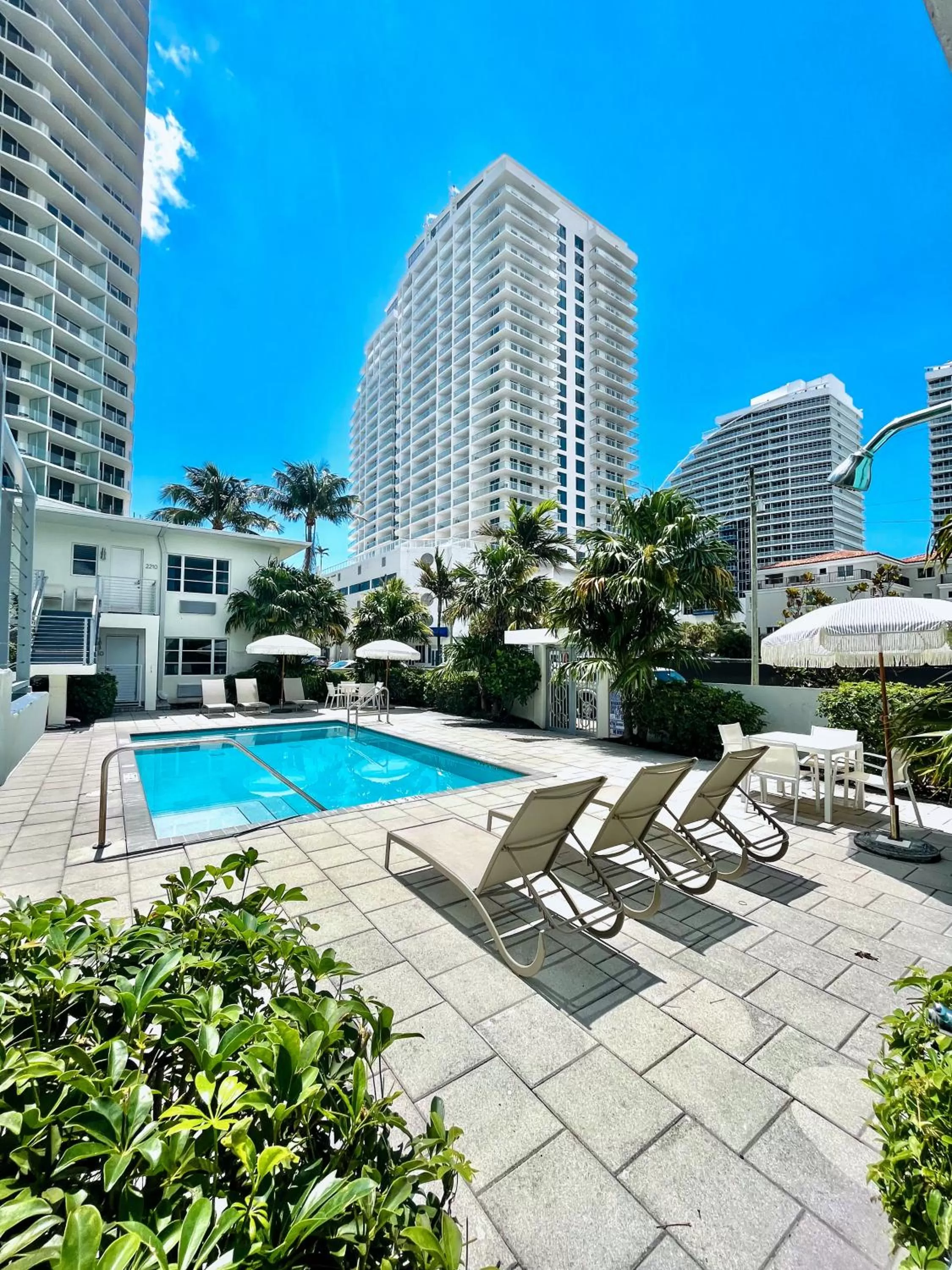 Property building in Aqua Hotel