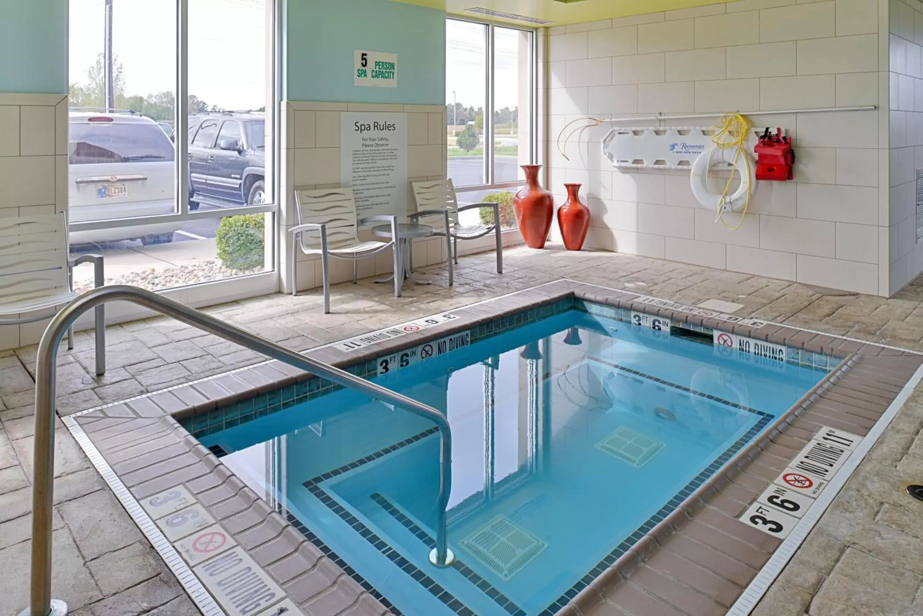 Swimming Pool in Holiday Inn Express Hotel & Suites Terre Haute, an IHG Hotel