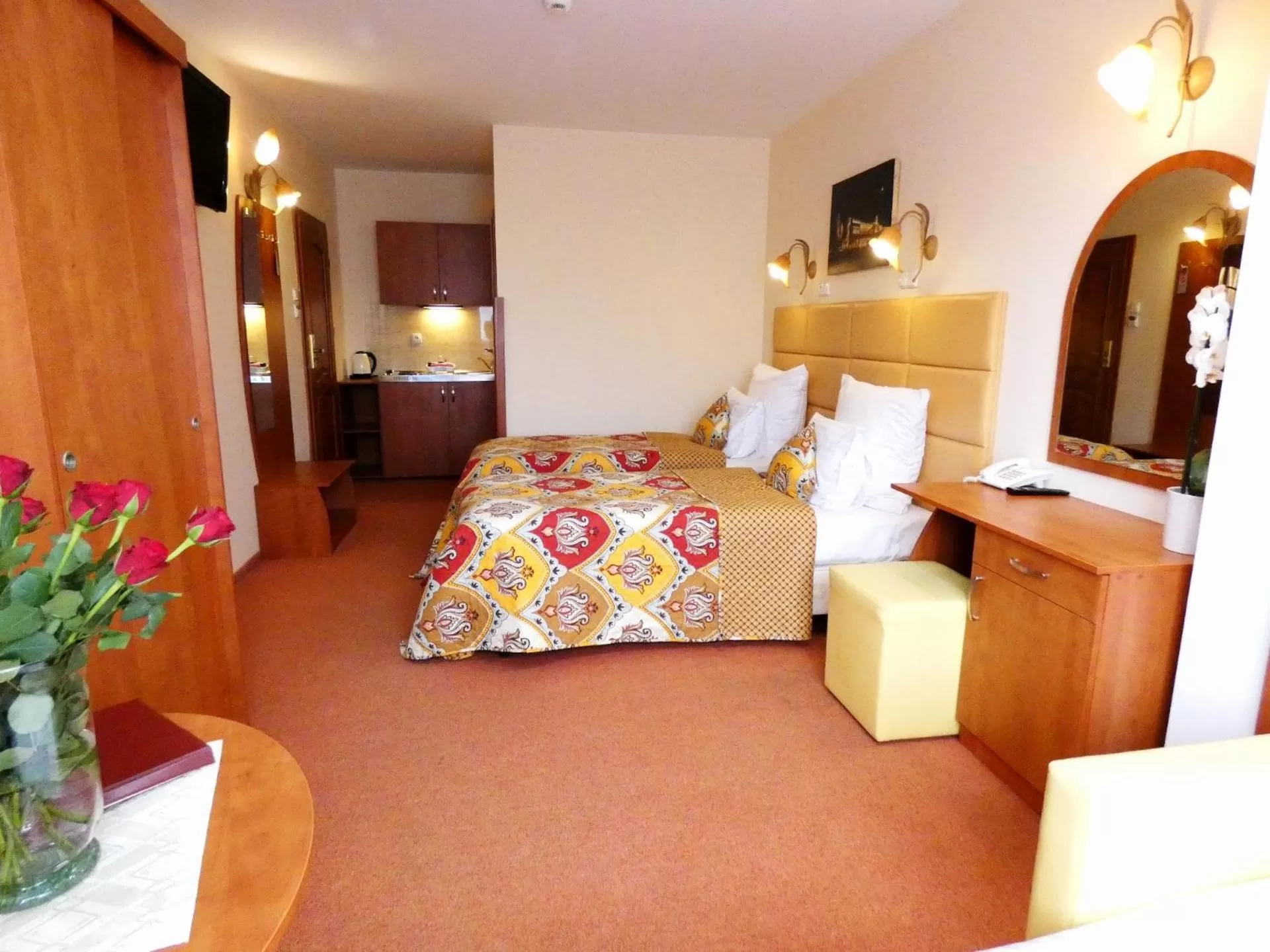 Bed in Aparthotel Adler