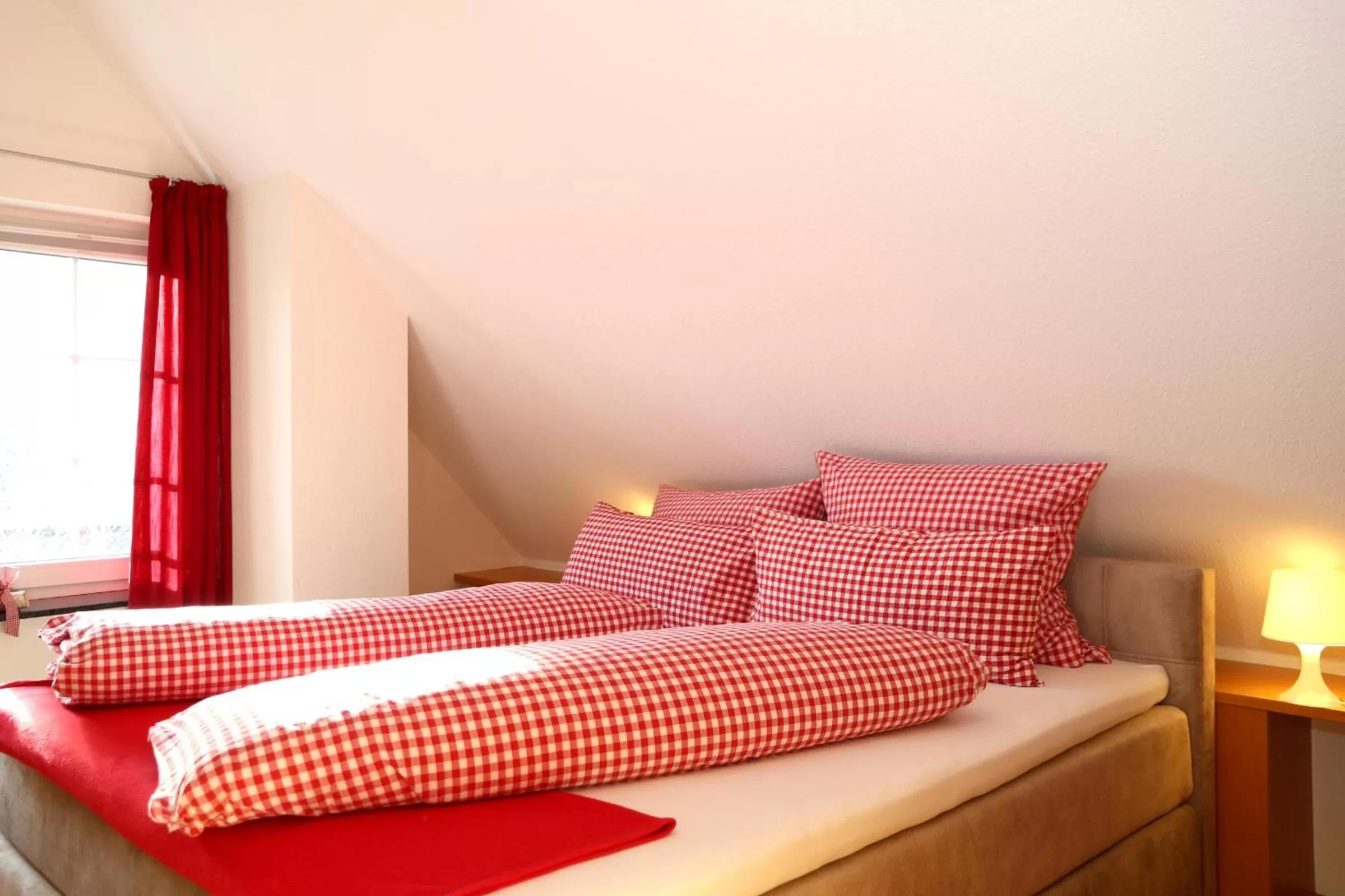 Bed in Hotel Garni Dorfkammer