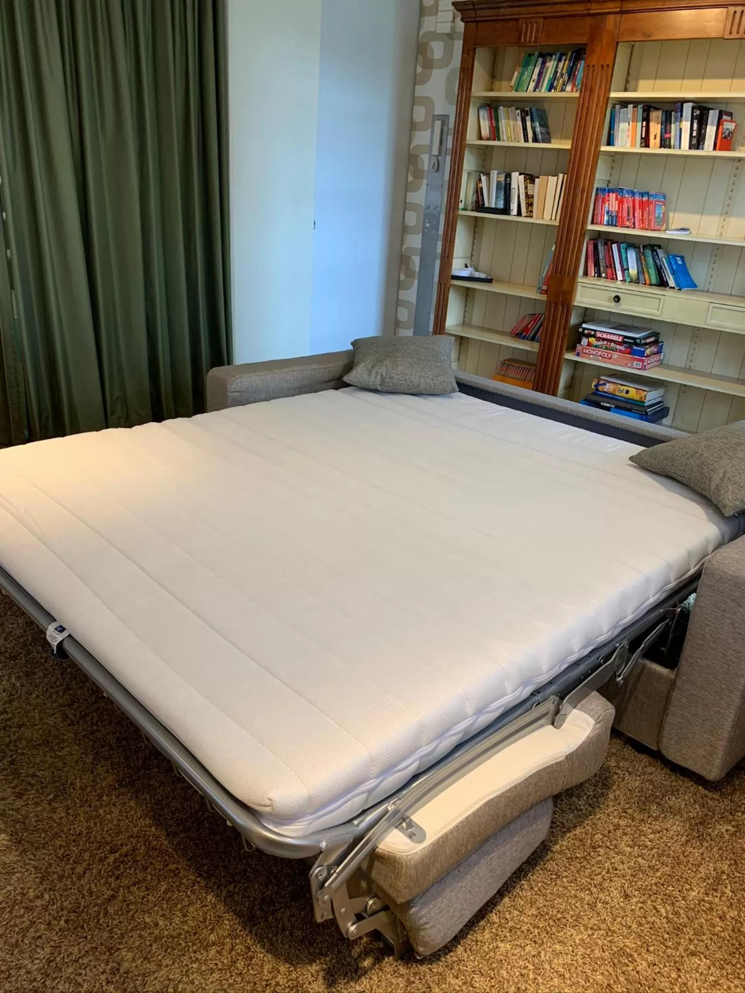 Living room, Bed in Park-Lodge Am Rohrbusch