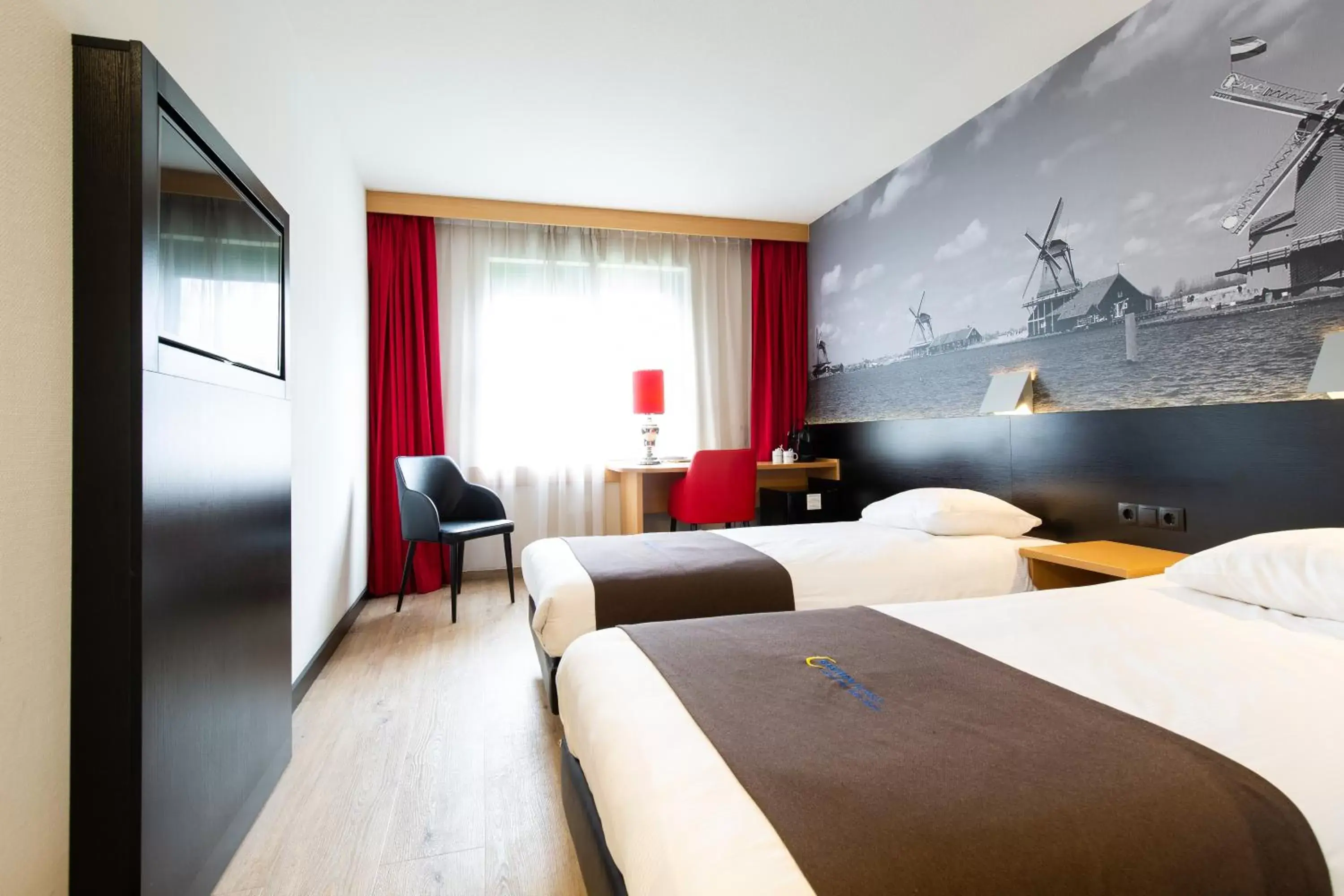 Bed in Bastion Hotel Zaandam