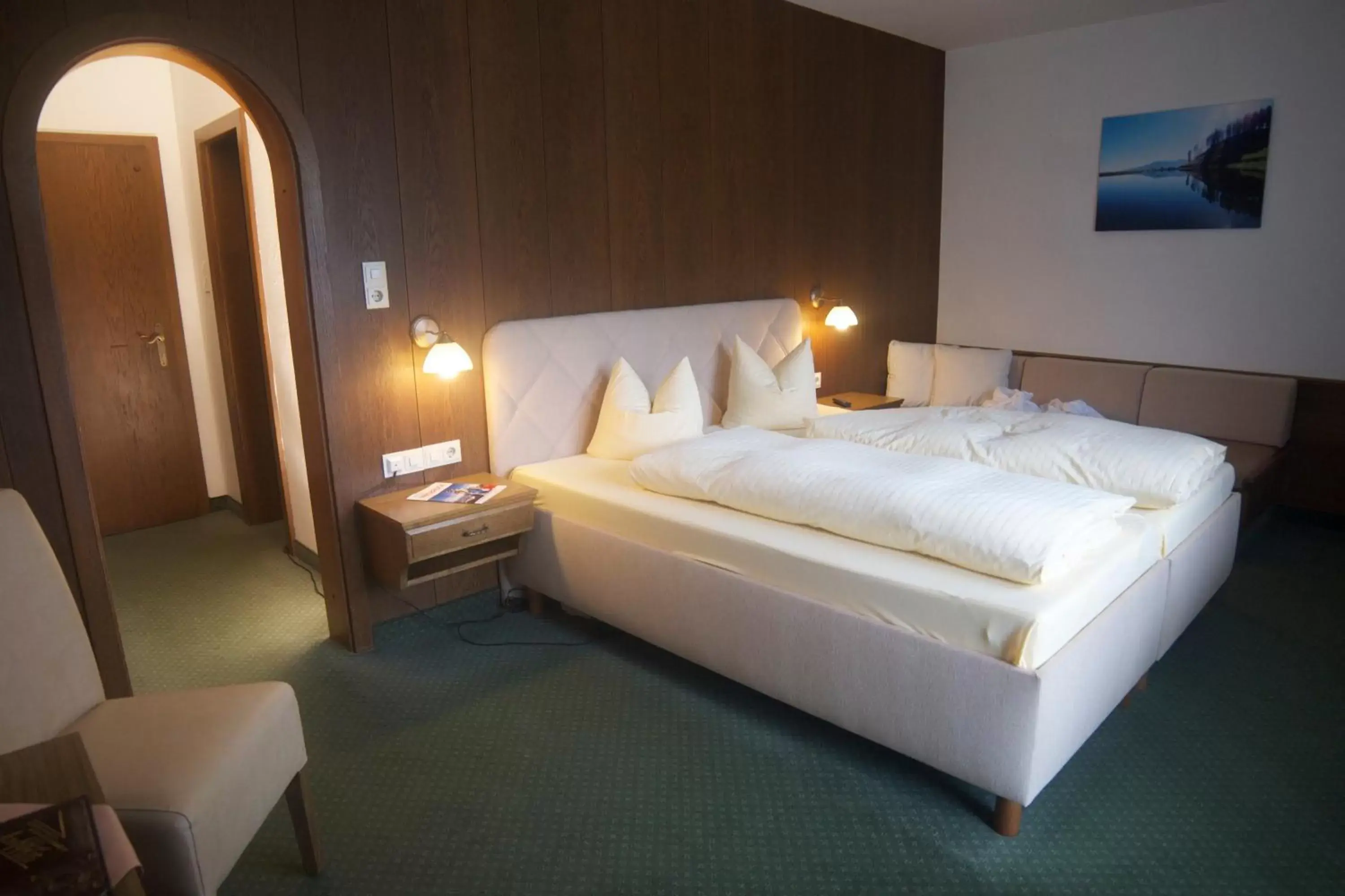 Bedroom, Bed in Hotel Sonnhof