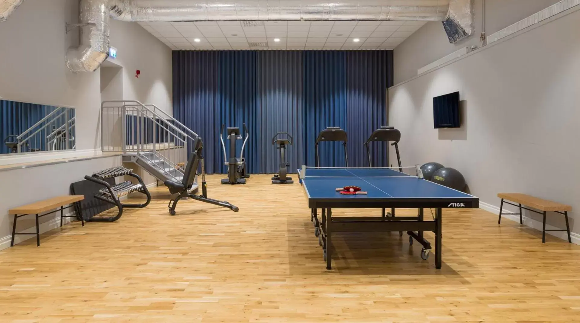 Fitness centre/facilities in Clarion Collection Hotel Borgen