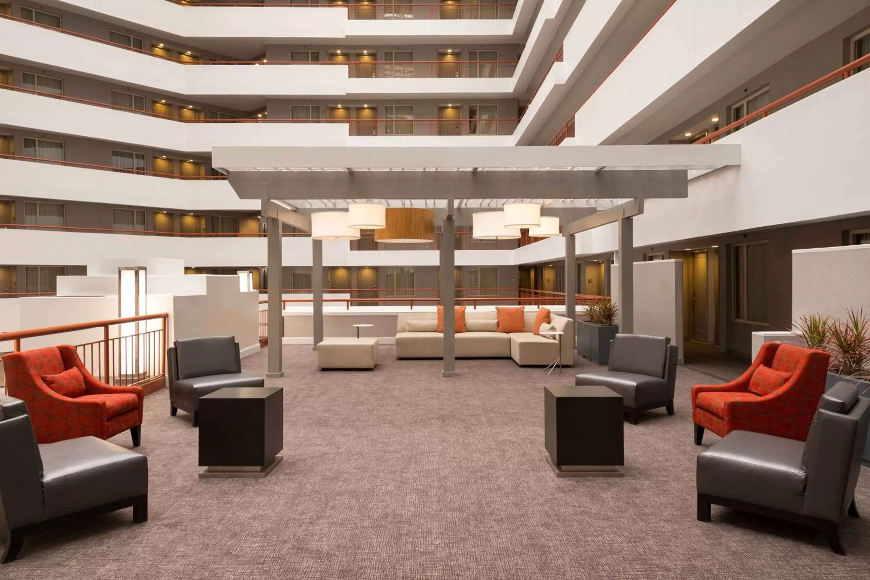 Lobby or reception, Seating Area in Embassy Suites by Hilton Baltimore at BWI Airport