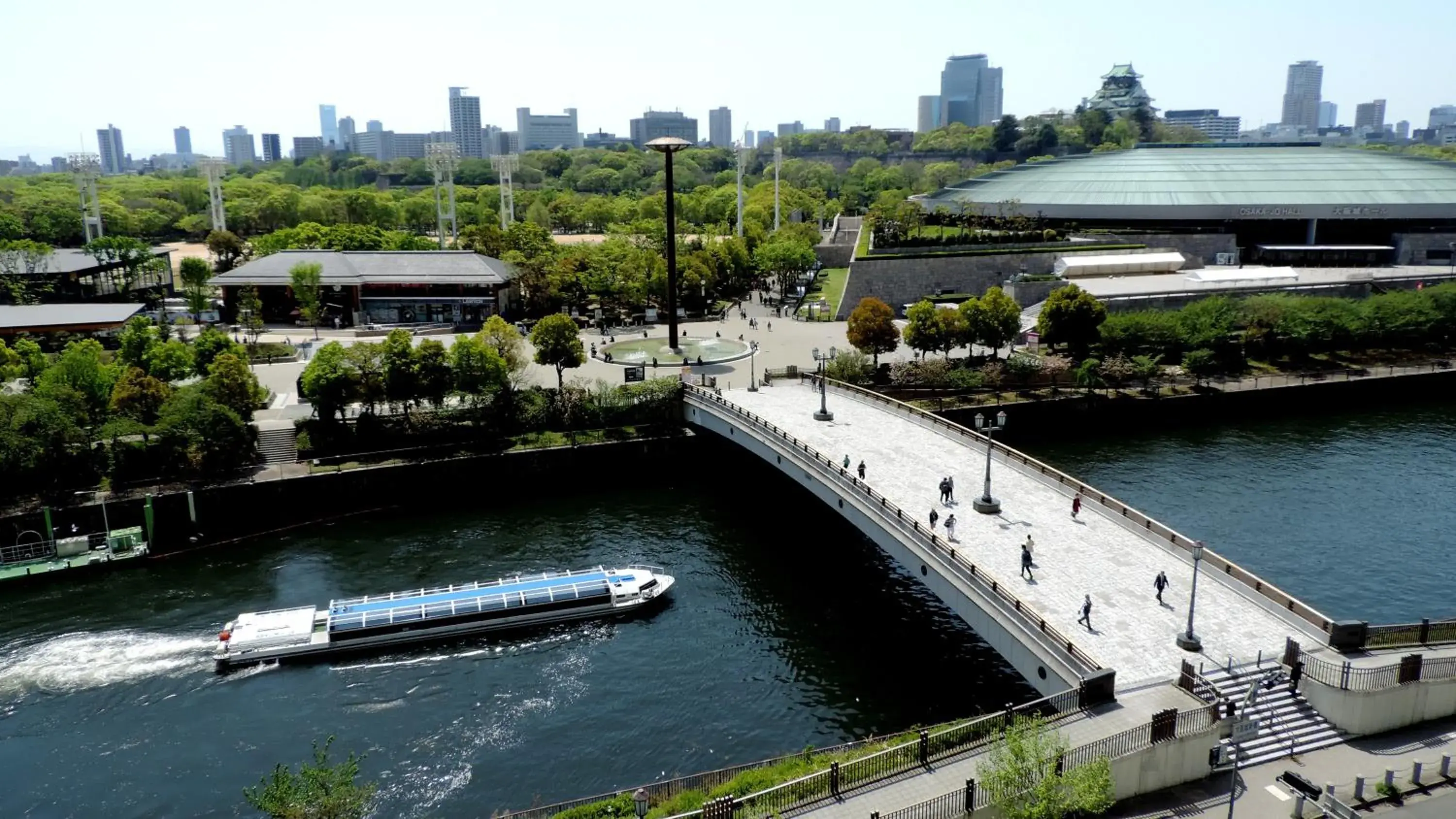 River view, Bird's-eye View in Hotel New Otani Osaka