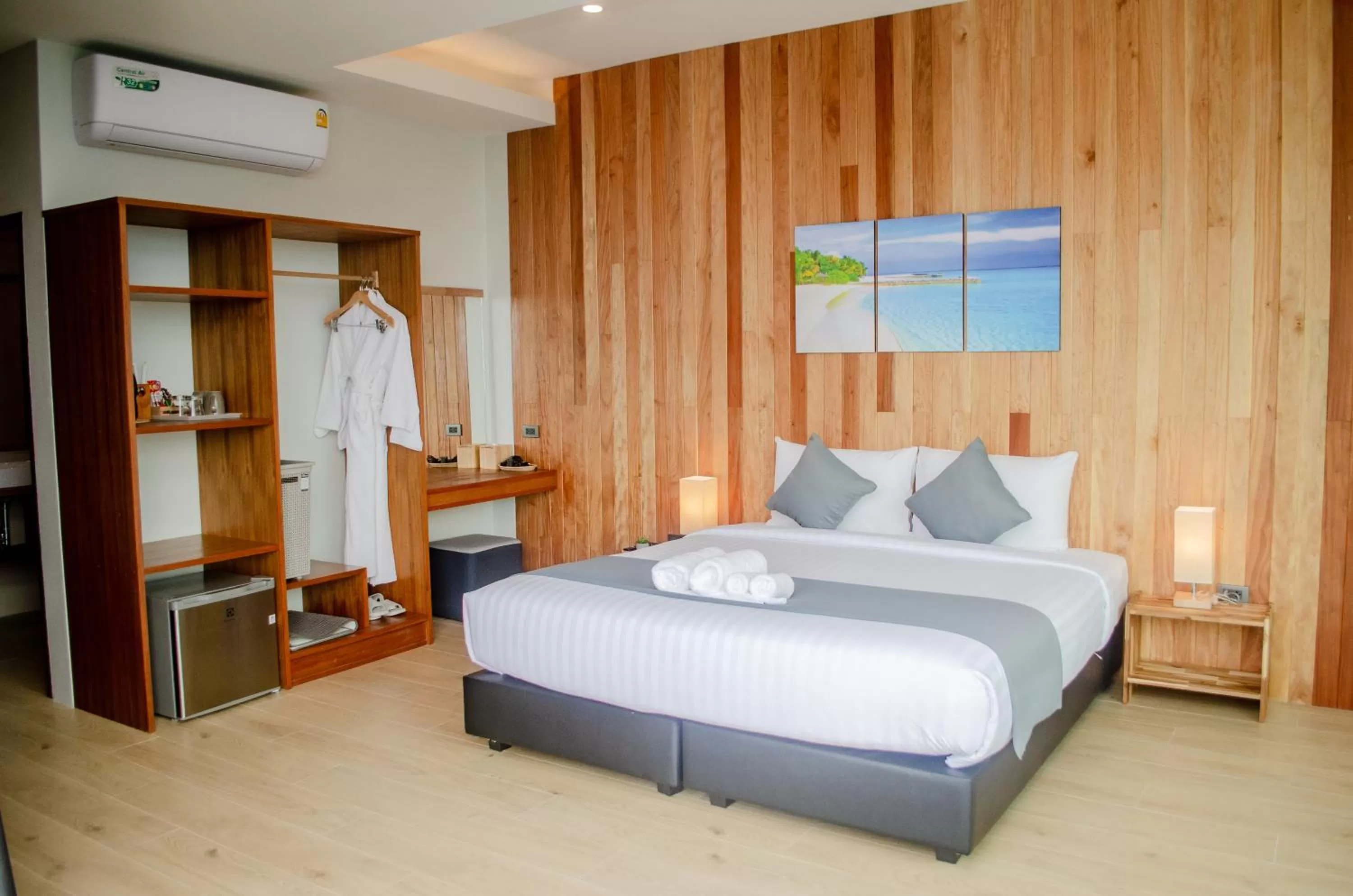 Bed in Ao Luek Panoramic Pool-SHA Plus