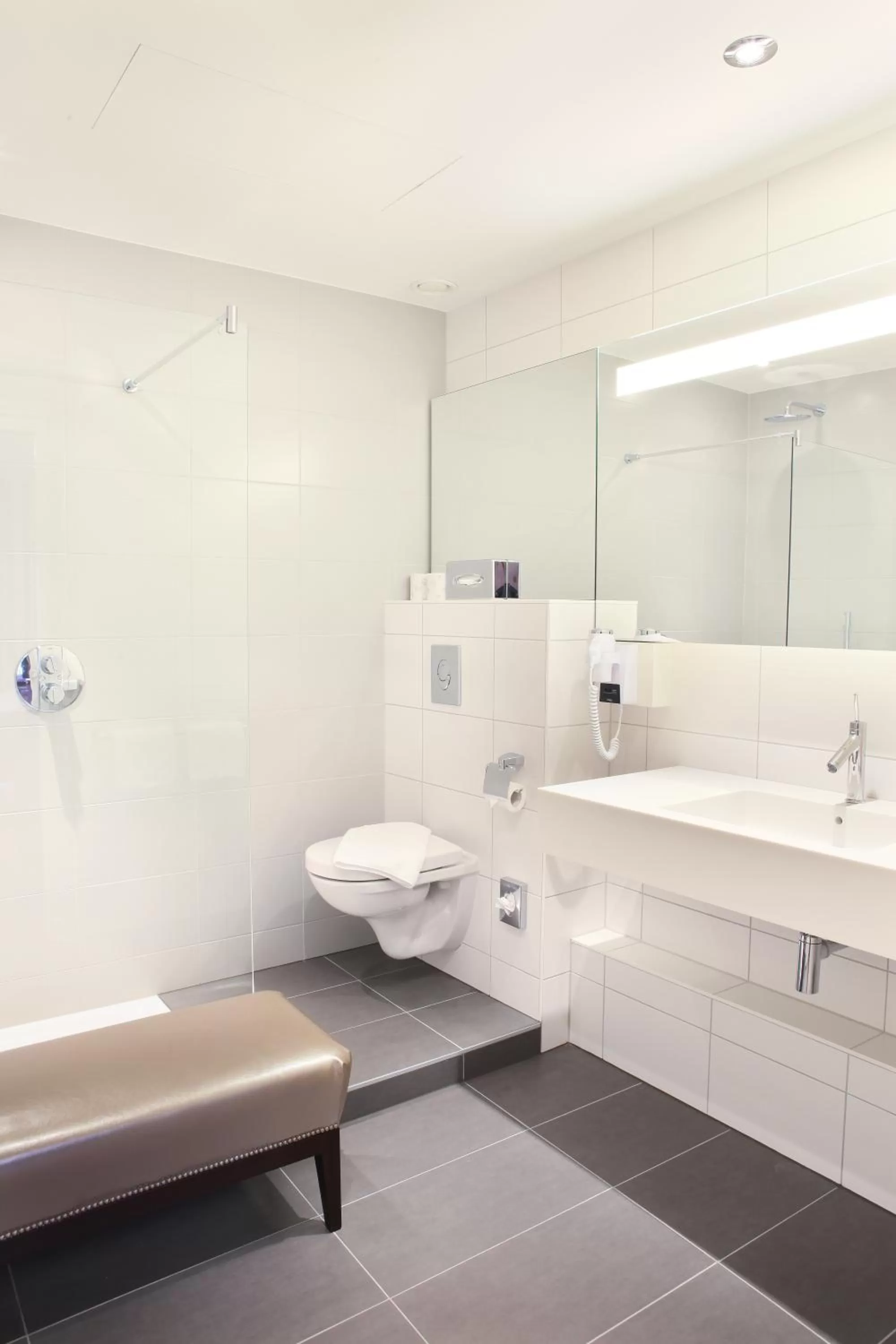 Bathroom in Logis Hôtel Ettenheim