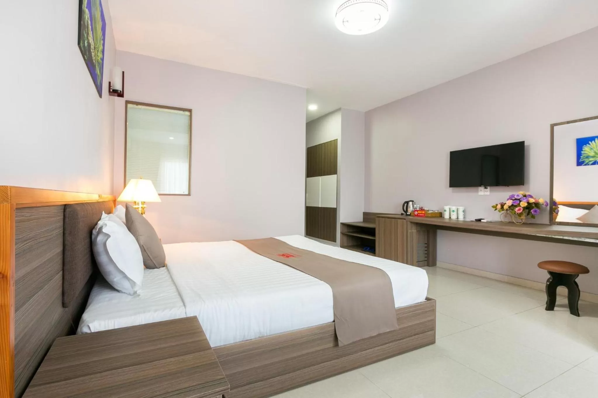 Bed in Khách sạn San Hô Vũng Tàu (Coral Hotel)
