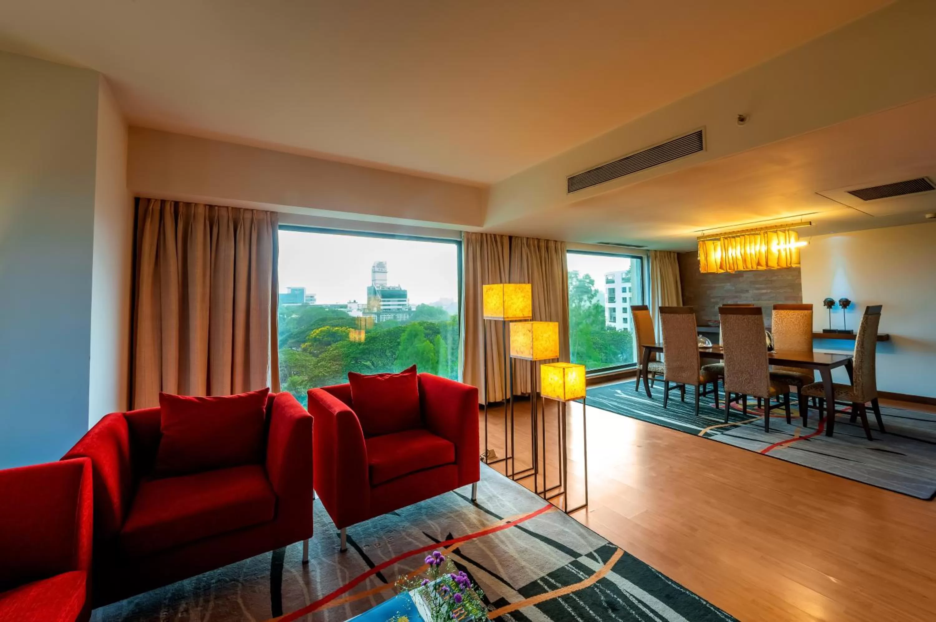 Living room in O Hotel Pune