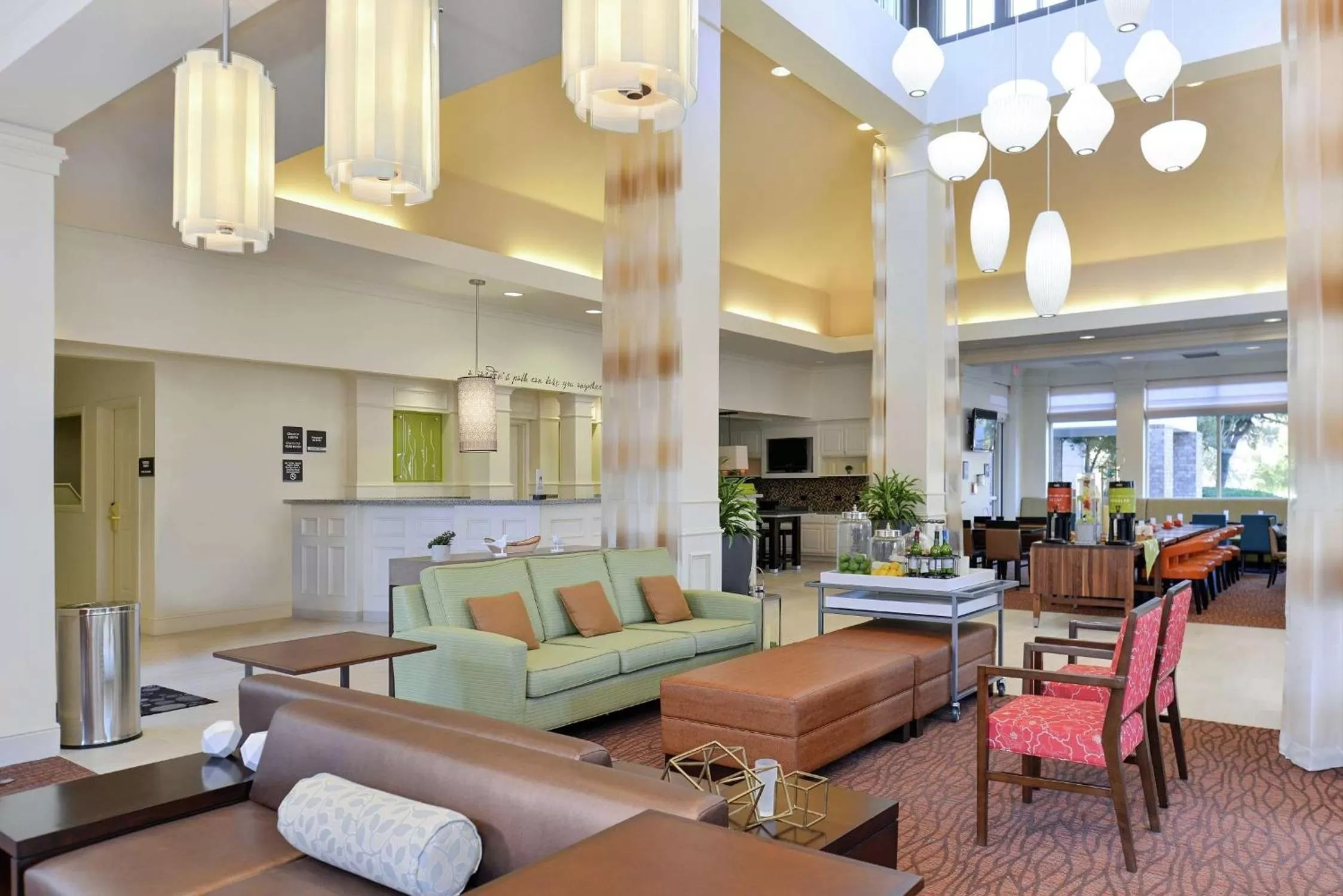 Lobby or reception in Hilton Garden Inn Addison