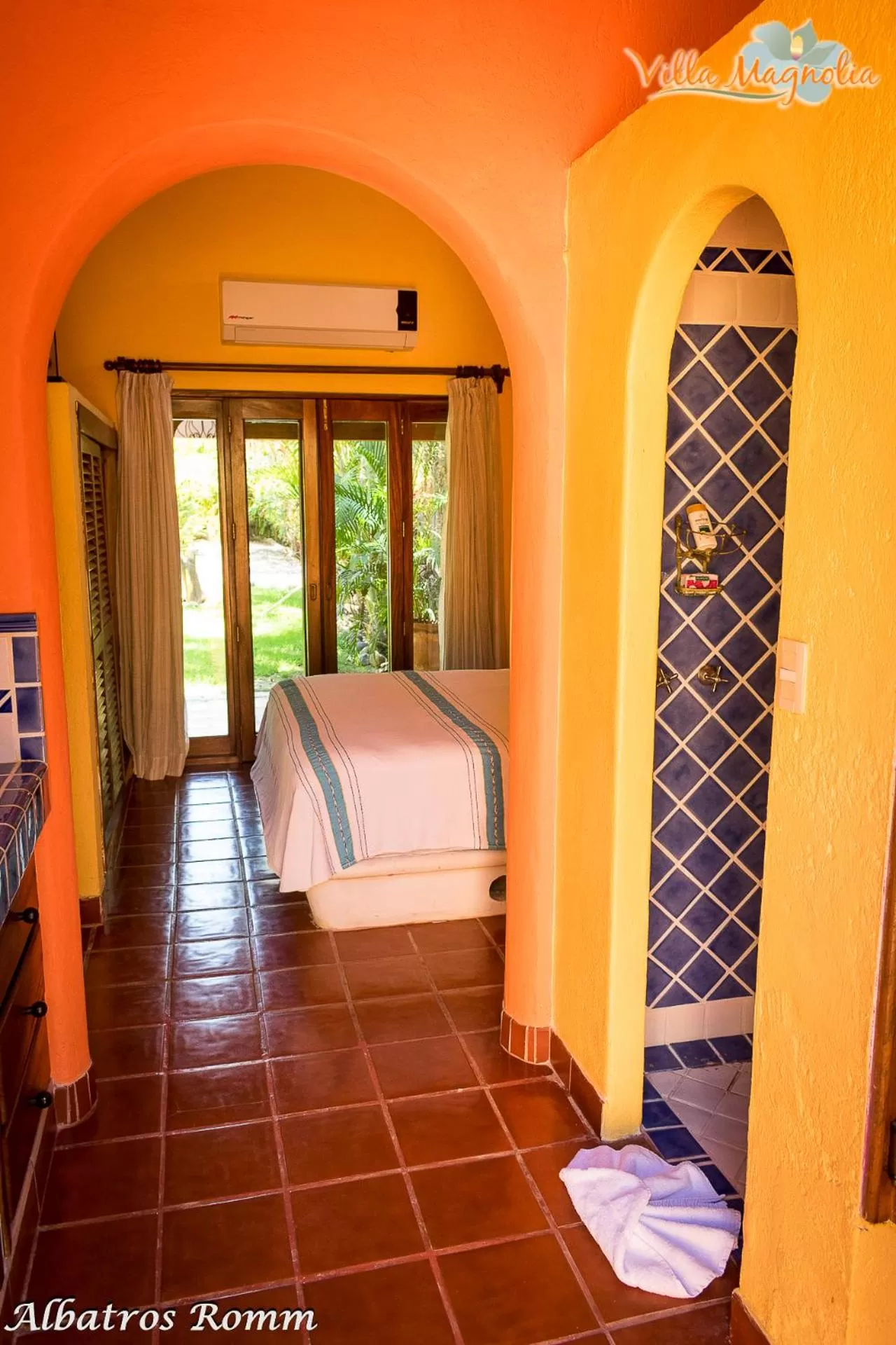 Bathroom, Bed in Casa Villa Magnolia B&B