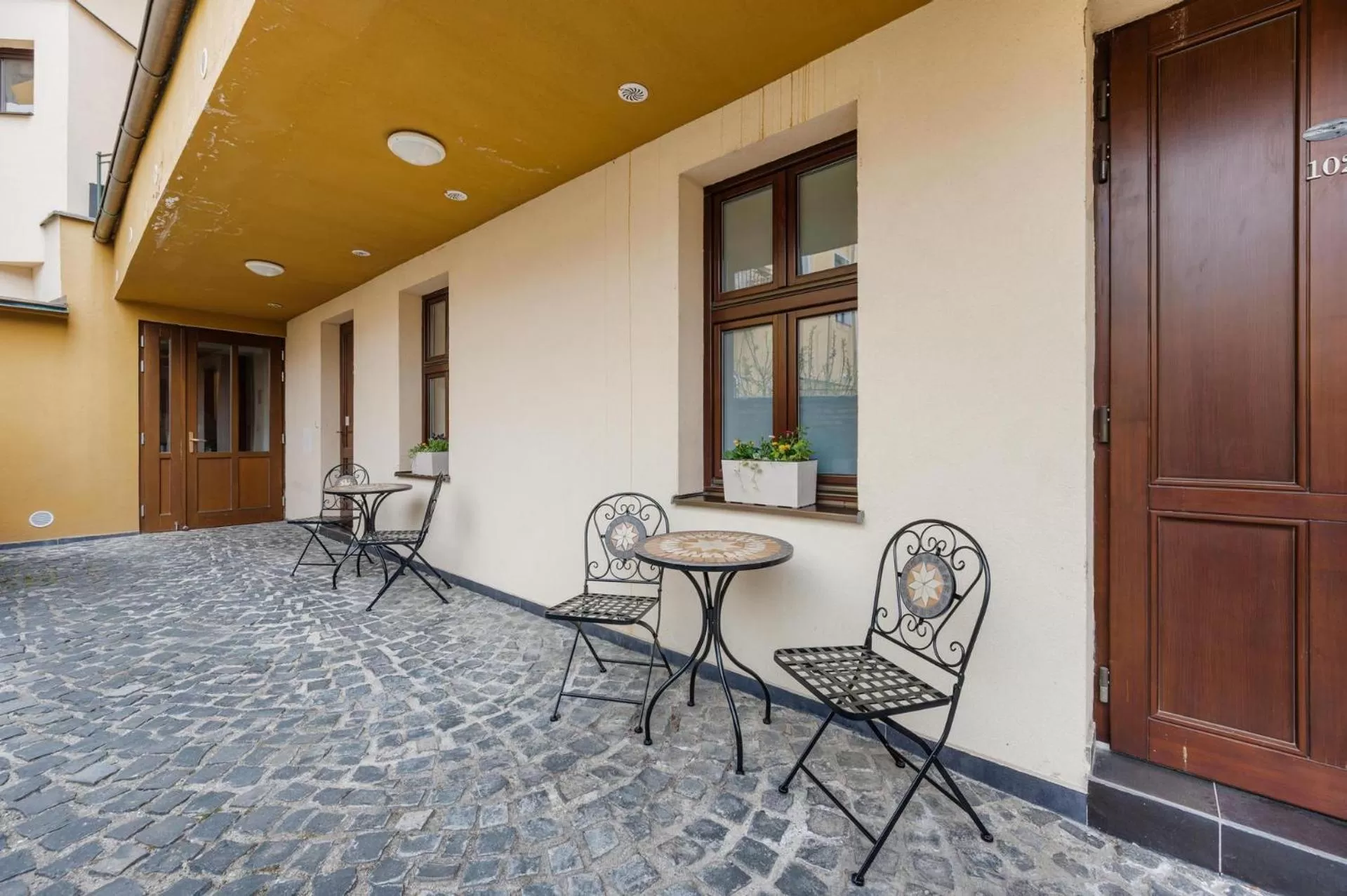 Balcony/Terrace in Garni Hotel VIRGO