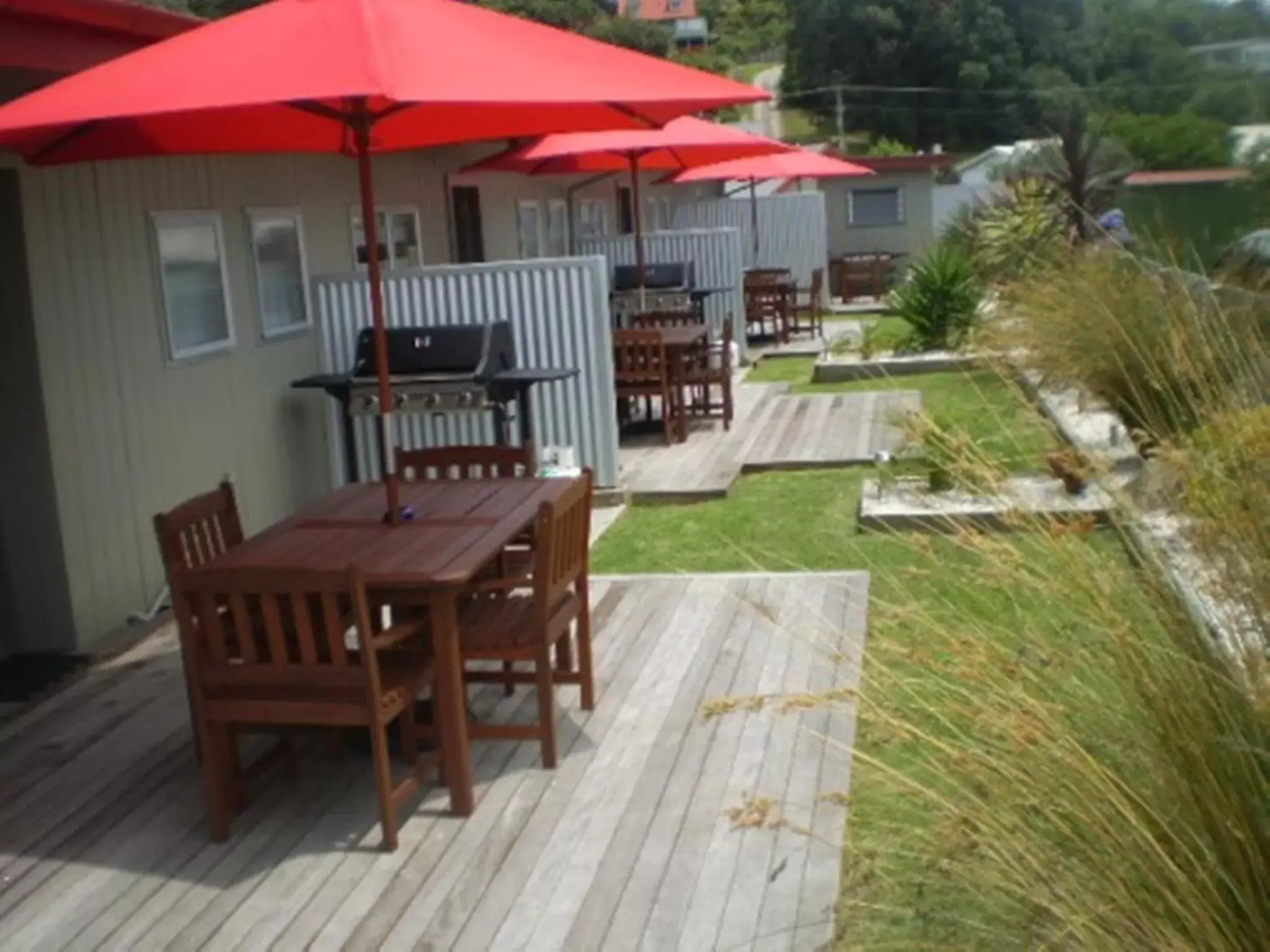 Patio in Tairua Shores Motel