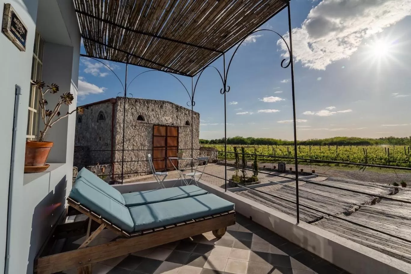 Balcony/Terrace in Narbona Wine Lodge