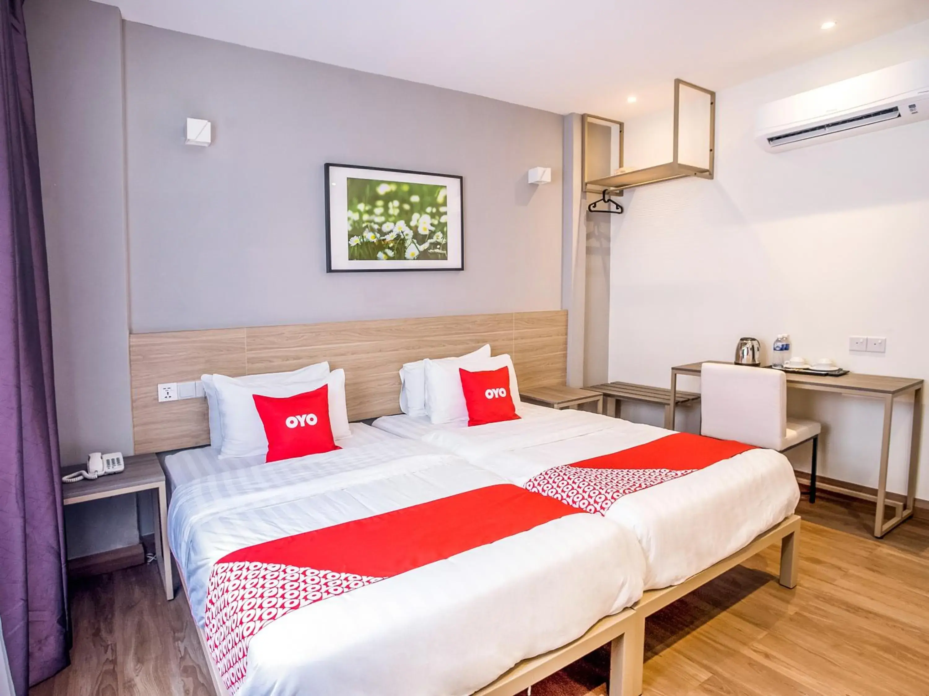 Bedroom in OYO 89576 Mokka Hotel