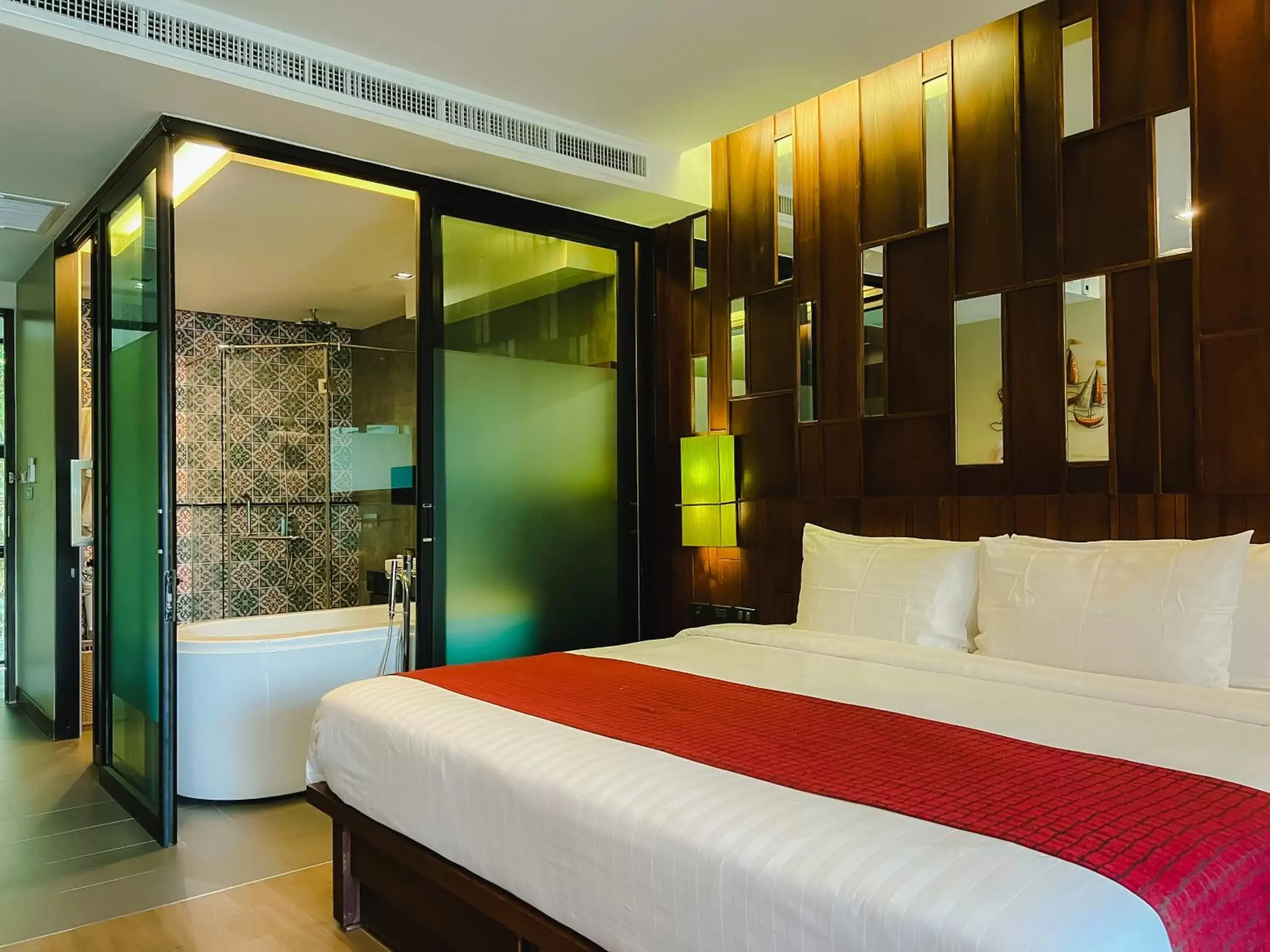 Bed in Aonang Phu Pi Maan Resort & Spa - SHA Extra Plus