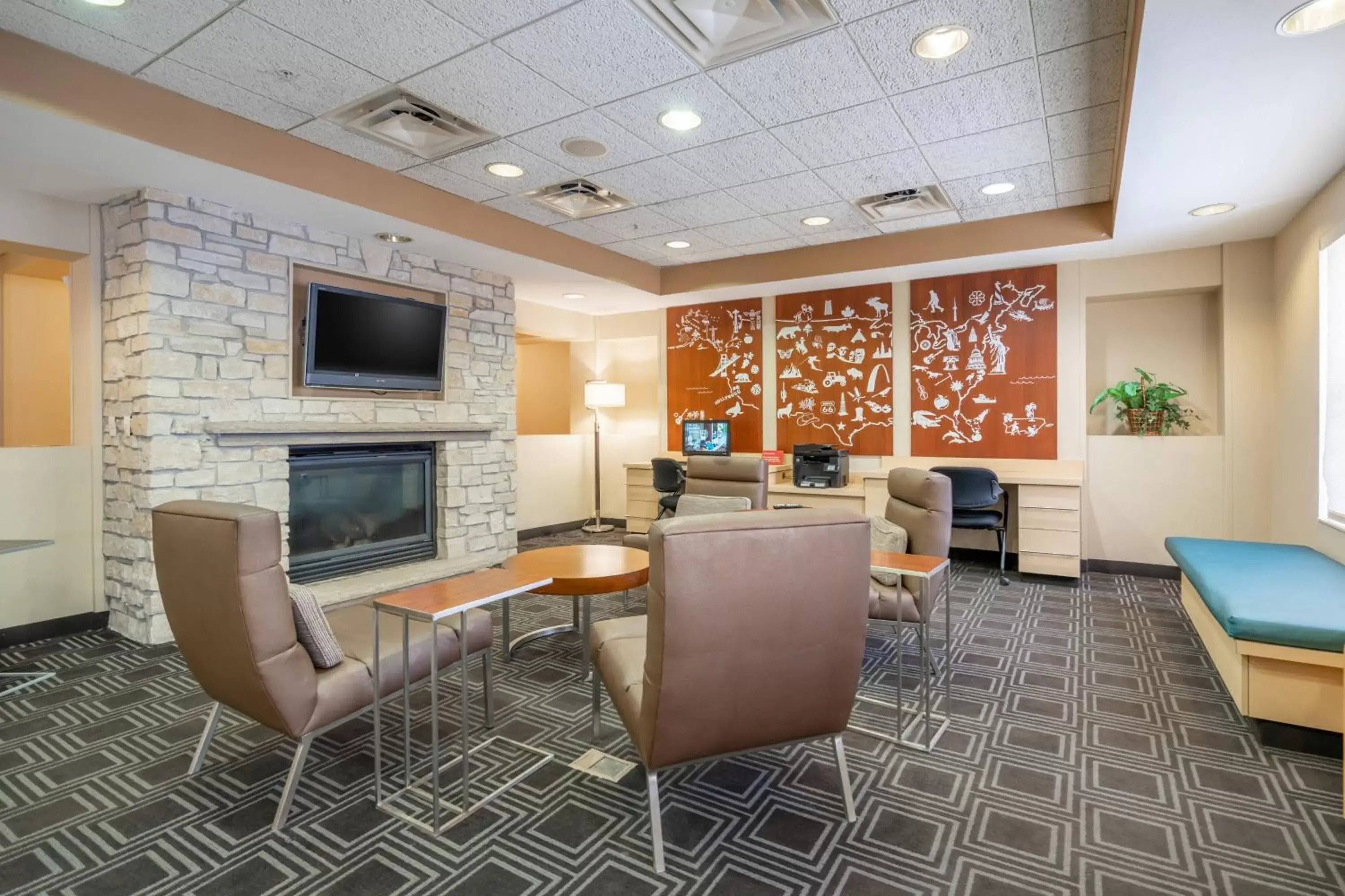 Lobby or reception in TownePlace Suites Rochester