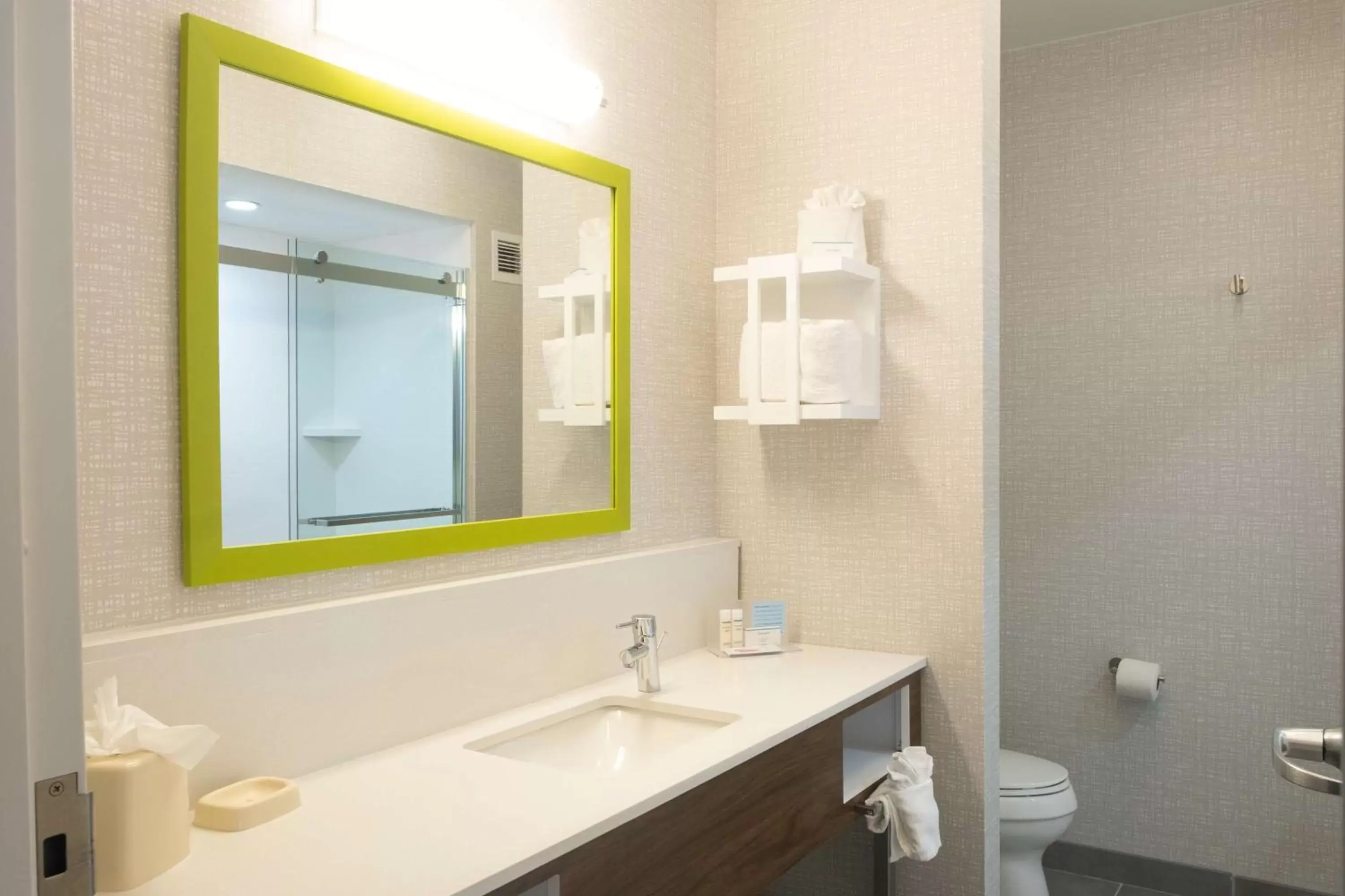 Photo of the whole room, Bathroom in Hampton Inn and Suites Dallas/Lewisville-Vista Ridge Mall