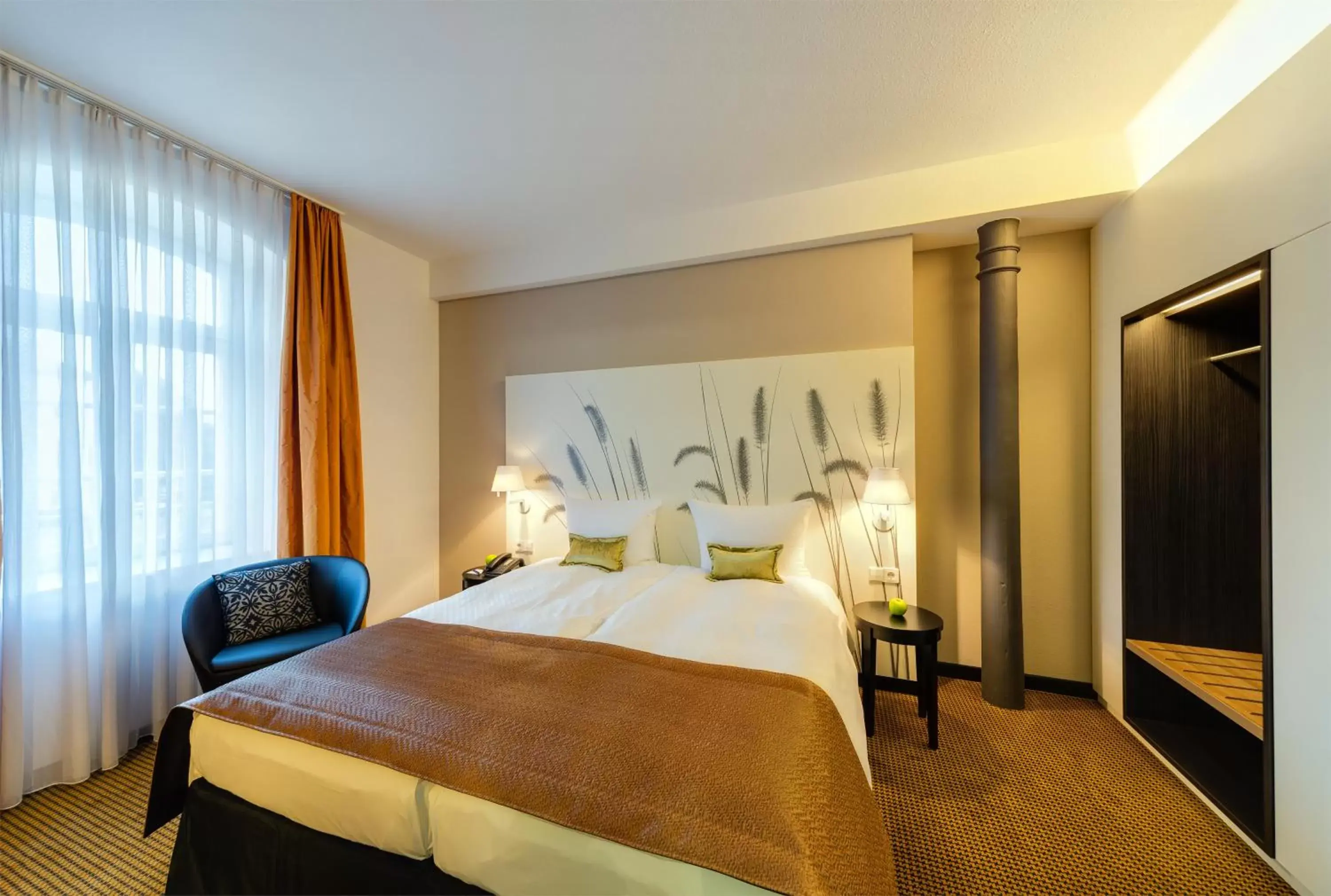 Bed in nestor Hotel Stuttgart-Ludwigsburg
