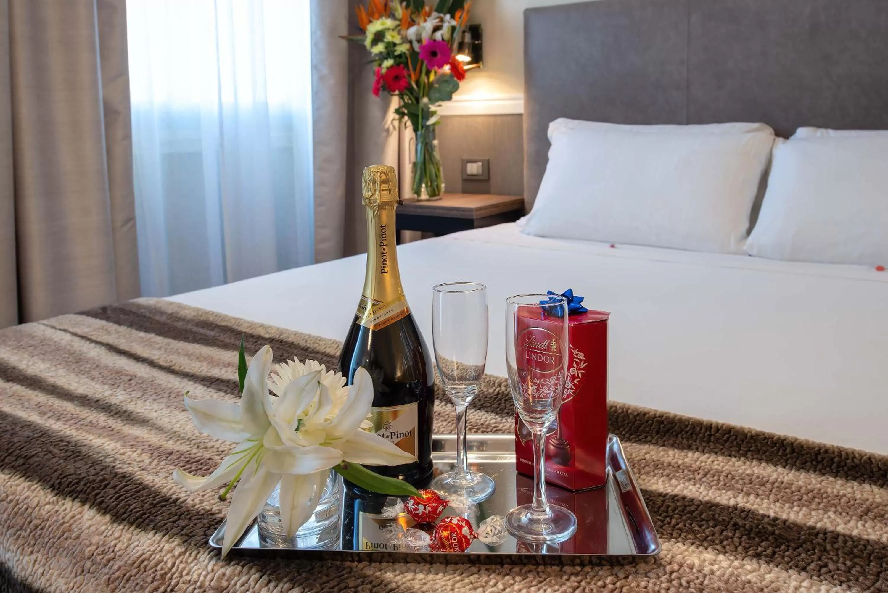 Decorative detail, Bed in Fragrance Hotel St. Peter