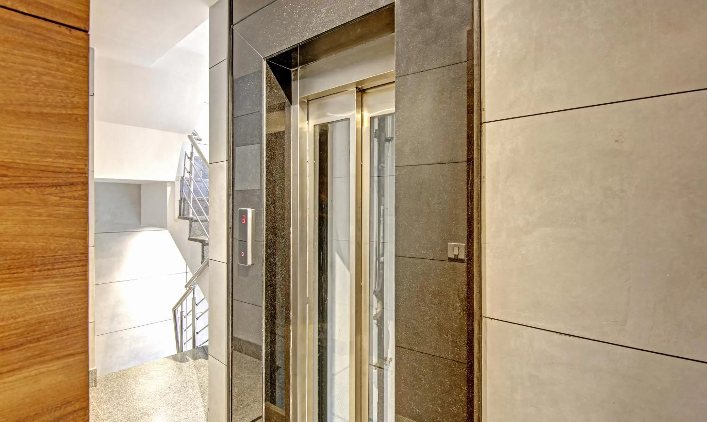 elevator in Treebo Stellar Inn